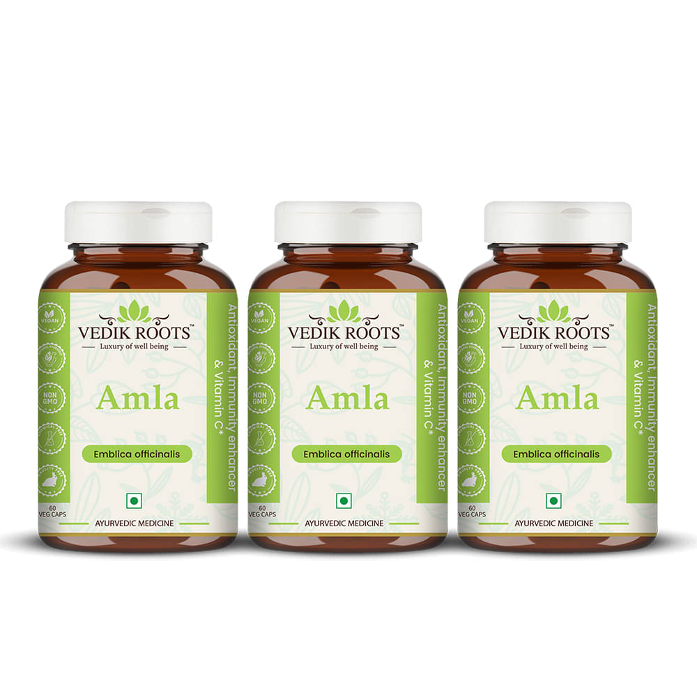    			Vedikroots Amla Capsule 450 gm Pack of 3