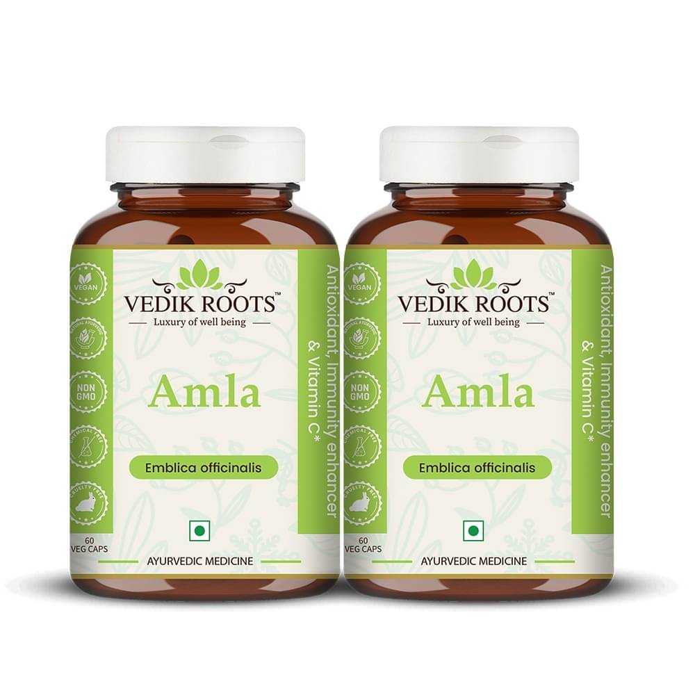     			Vedikroots Amla Capsule 450 mg Pack of 2
