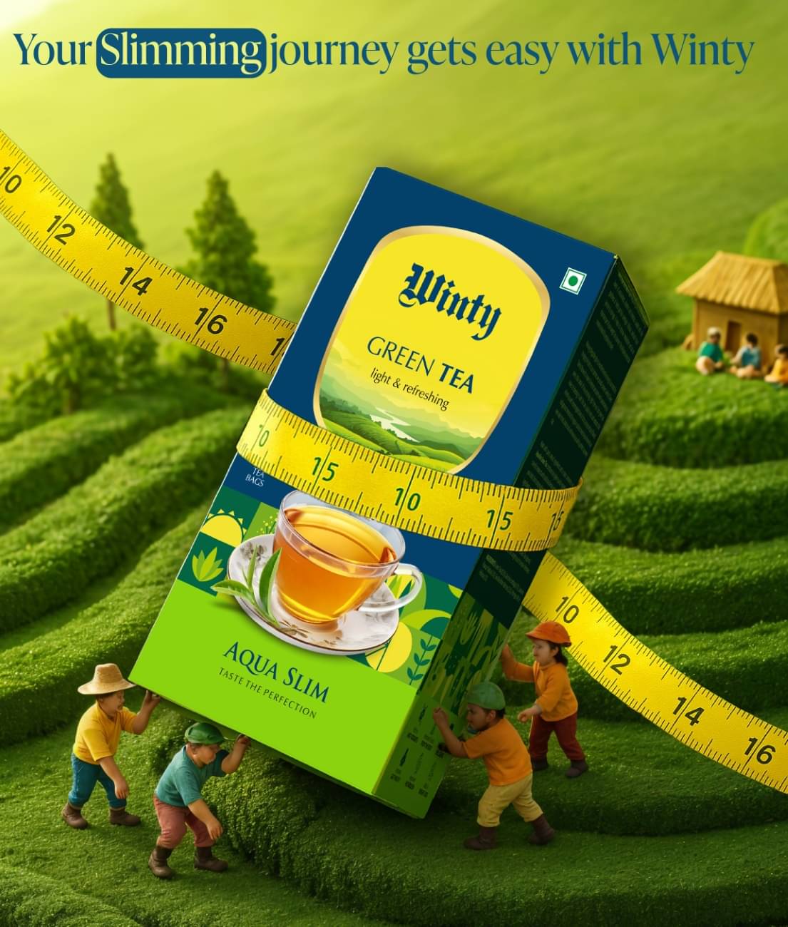WINTY 100 gm Slimming Green Tea ( Bags ) WINTY 100 gm Slimming Green Tea ( Bags )