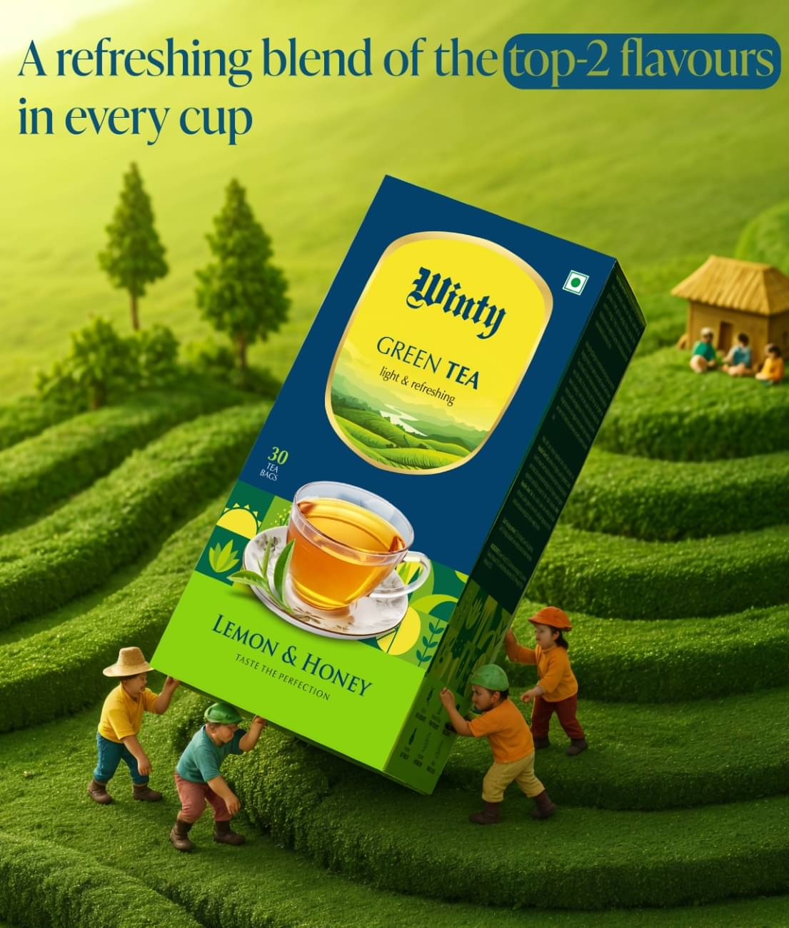 WINTY 100 gm Slimming Green Tea ( Bags ) WINTY 100 gm Slimming Green Tea ( Bags )