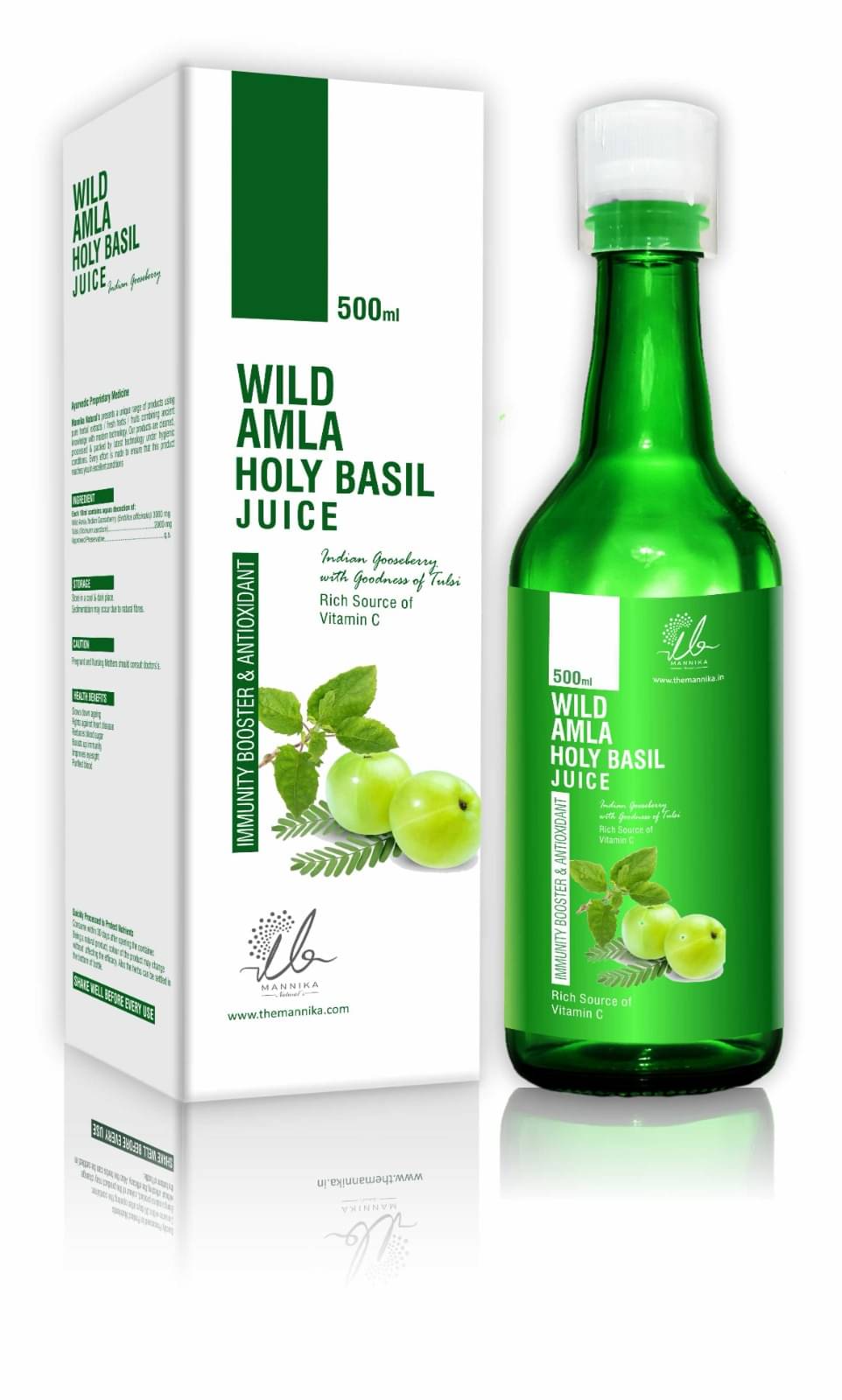     			Wild amla holy basil juice/mannika naturals wild amla holy basil juice/500ml