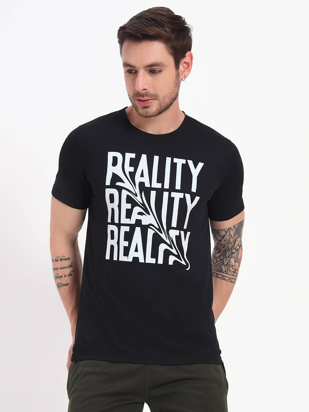 XA9 Men Polyester Regular Fit Printed T-Shirt ( Black ) XA9 Men Polyester Regular Fit Printed T-Shirt ( Black )