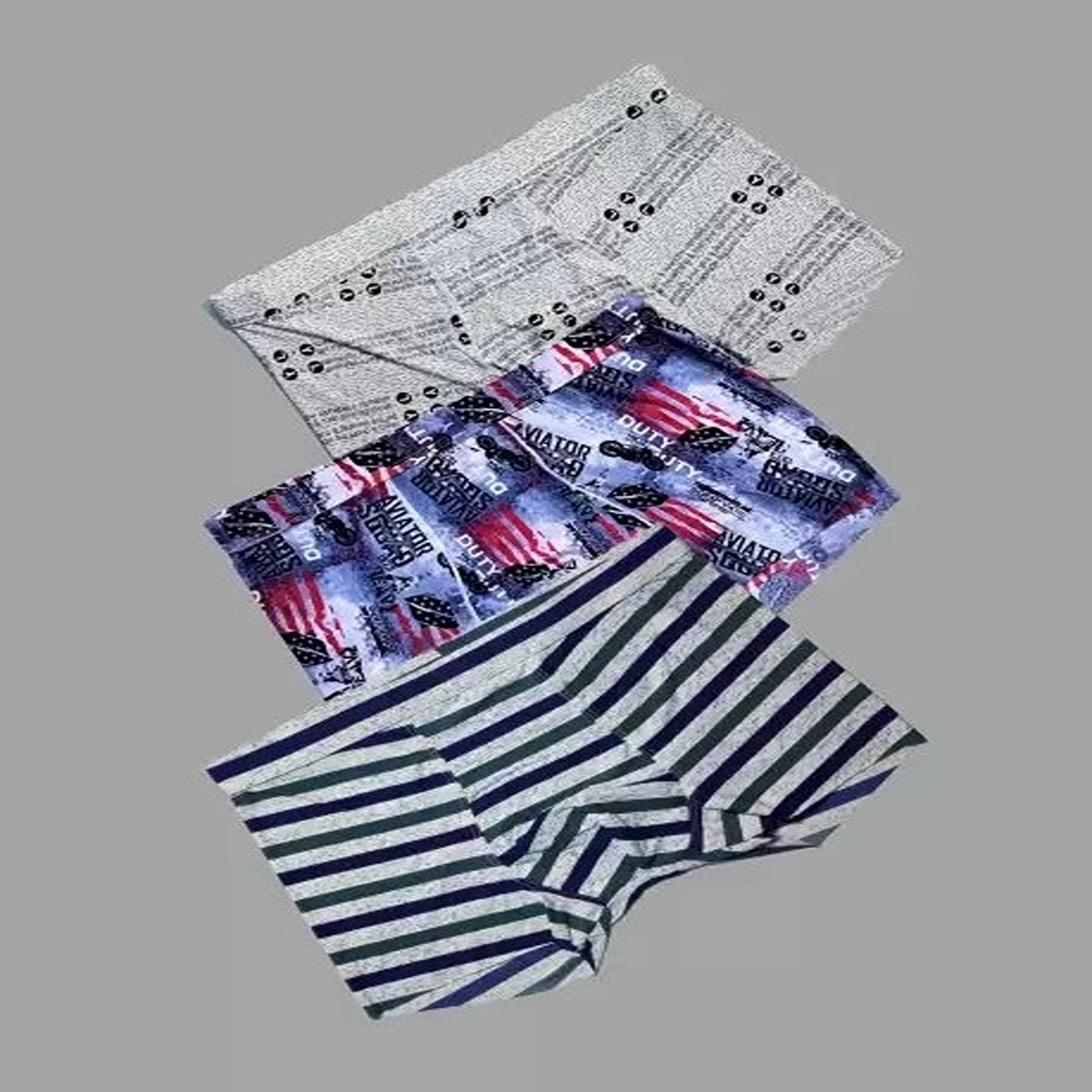     			CAVENDRES Pack of 3 Modal Trunks For Men's ( Multicolor )