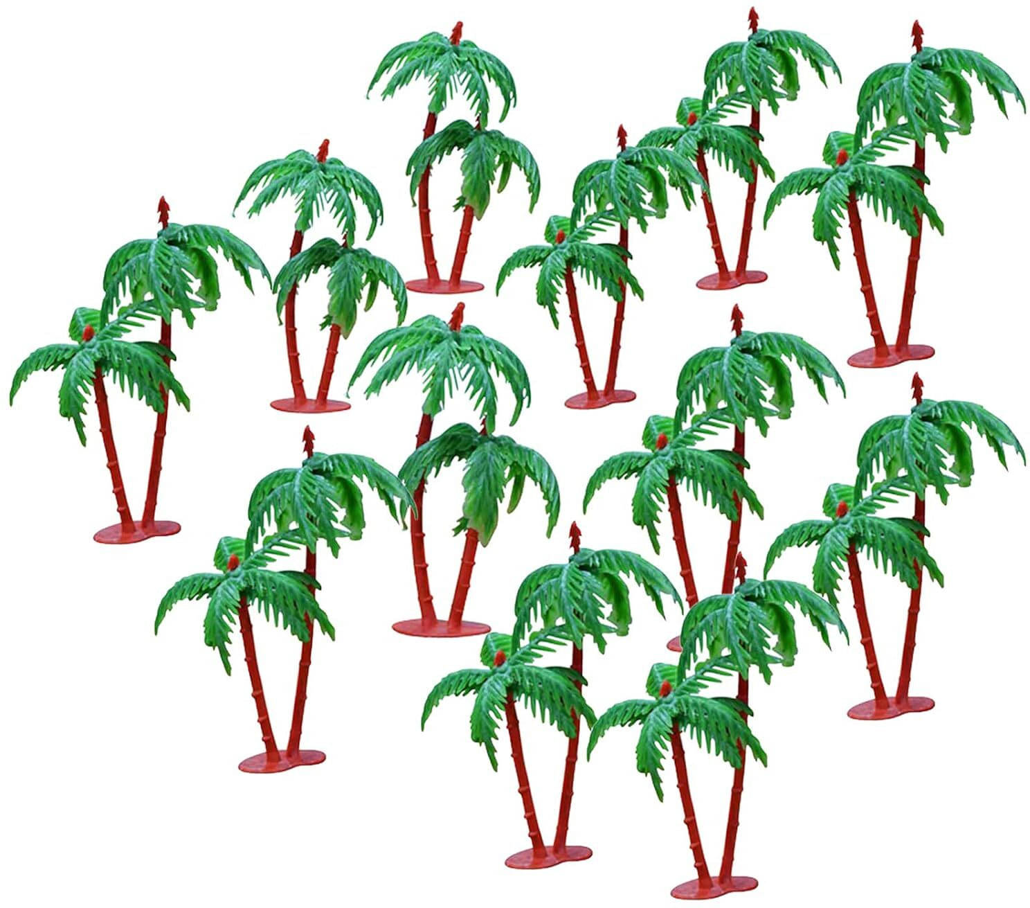     			ASIAN HOBBY CRAFTS AsianHobby Crafts Artificial Mini Tree Qty:12pcsSize 4 Inches : Coconut