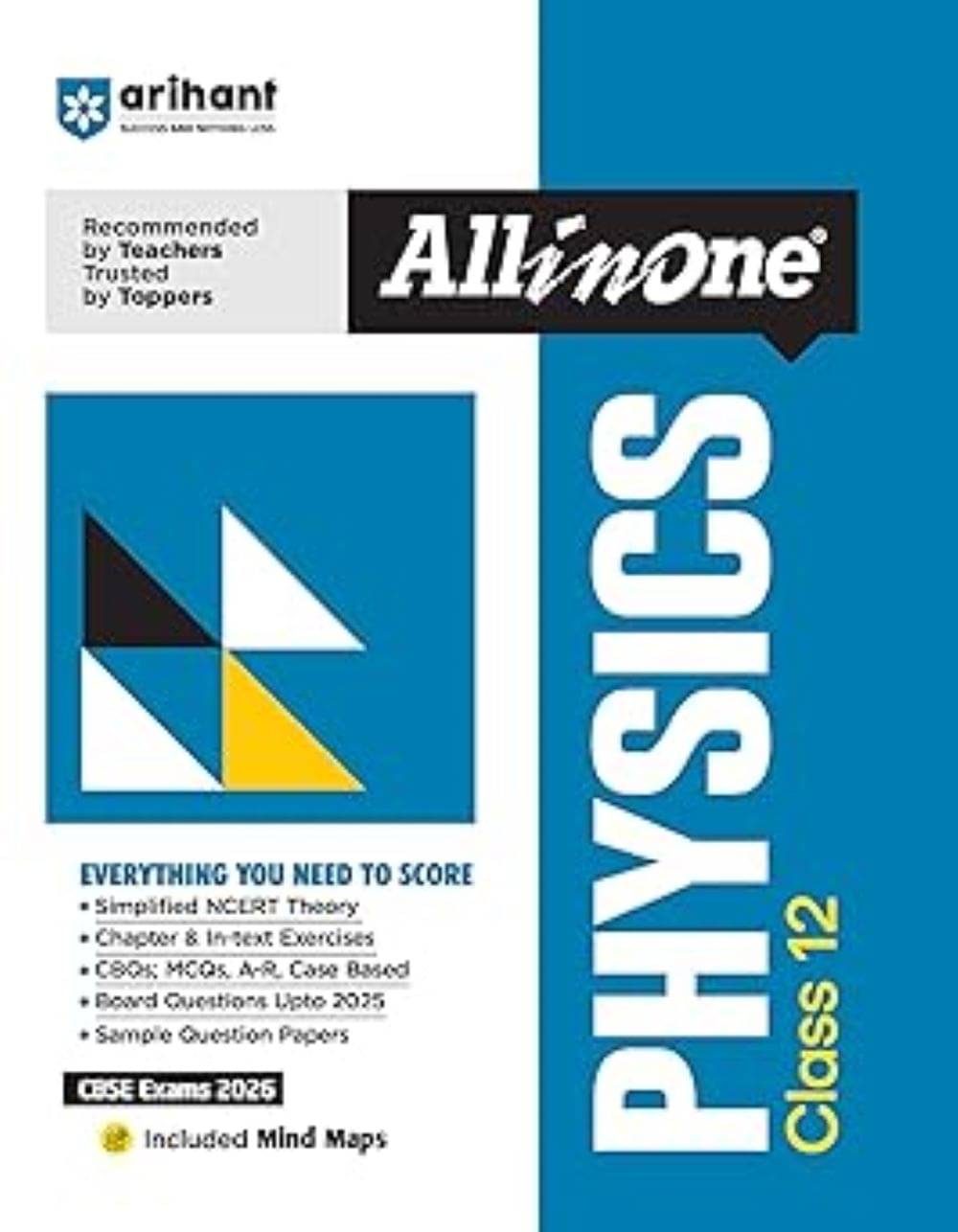     			Arihant All in One Physics Class 12 for CBSE Exams 2025-26