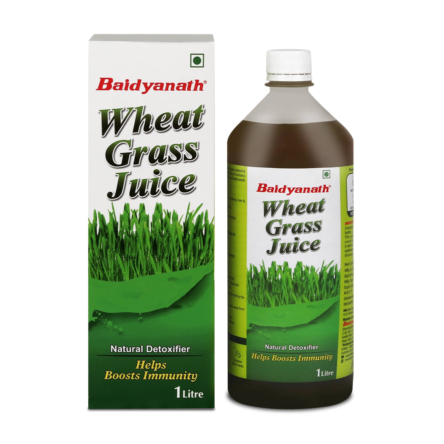     			Baidyanath Wheatgrass Juice 1000ml|Helps boost Immunity, Blood Purification, Digestion & Metabolism|