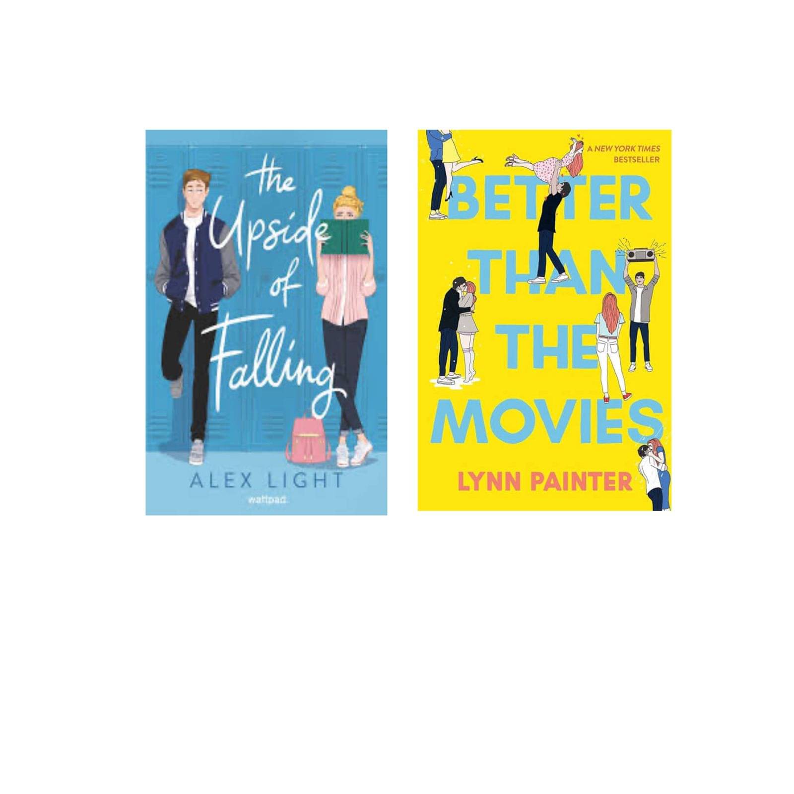 ( Combo Of 2 Books ) The Upside of Falling & Better Than the Movies Paperback English By Alex Light & Lynn Painter ( Combo Of 2 Books ) The Upside of Falling & Better Than the Movies Paperback English By Alex Light & Lynn Painter