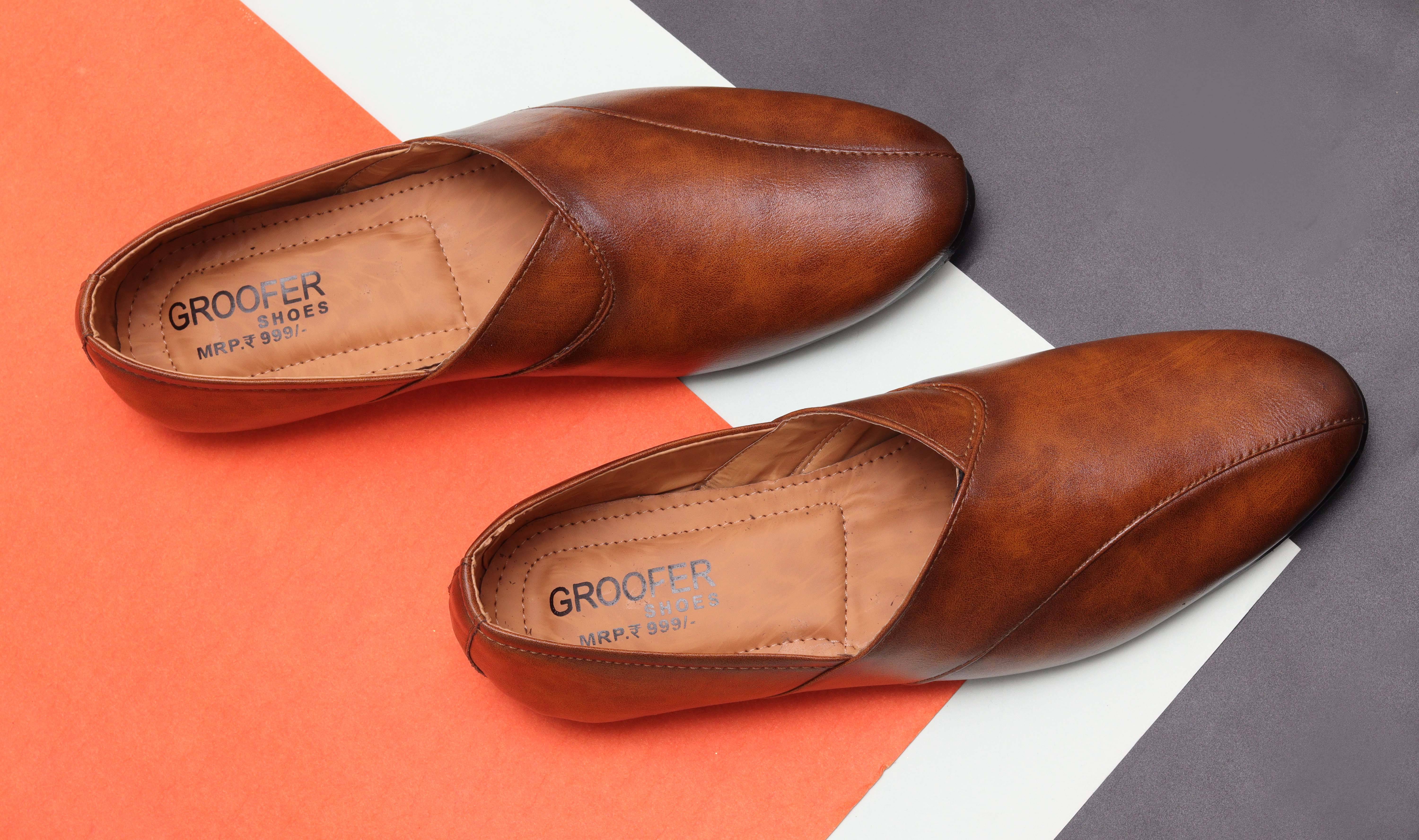    			Groofer Tan Men's Jutti