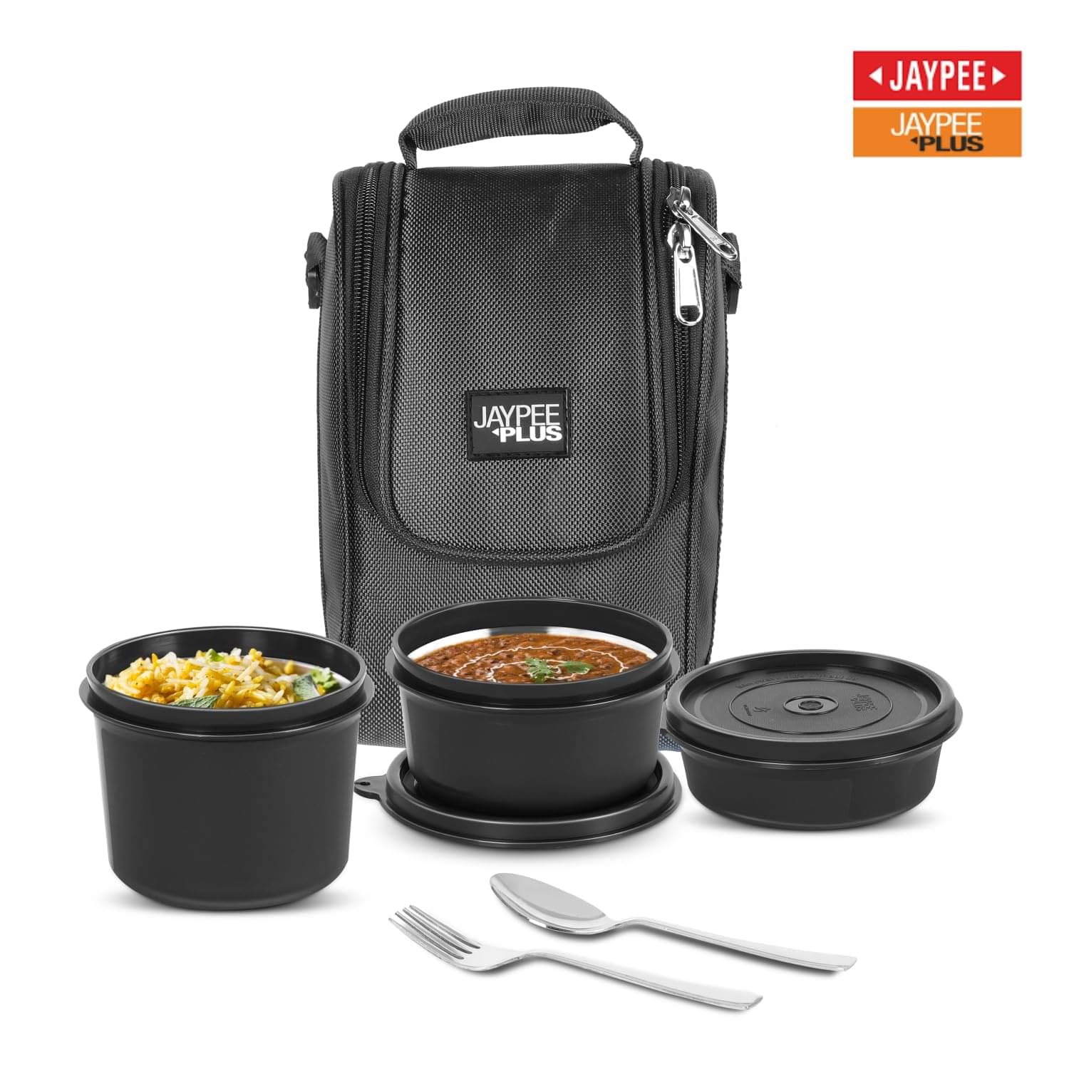     			Jaypeeplus Homely Lunch Box Polypropylene Lunch Box 3 - Container ( Pack of 1 )