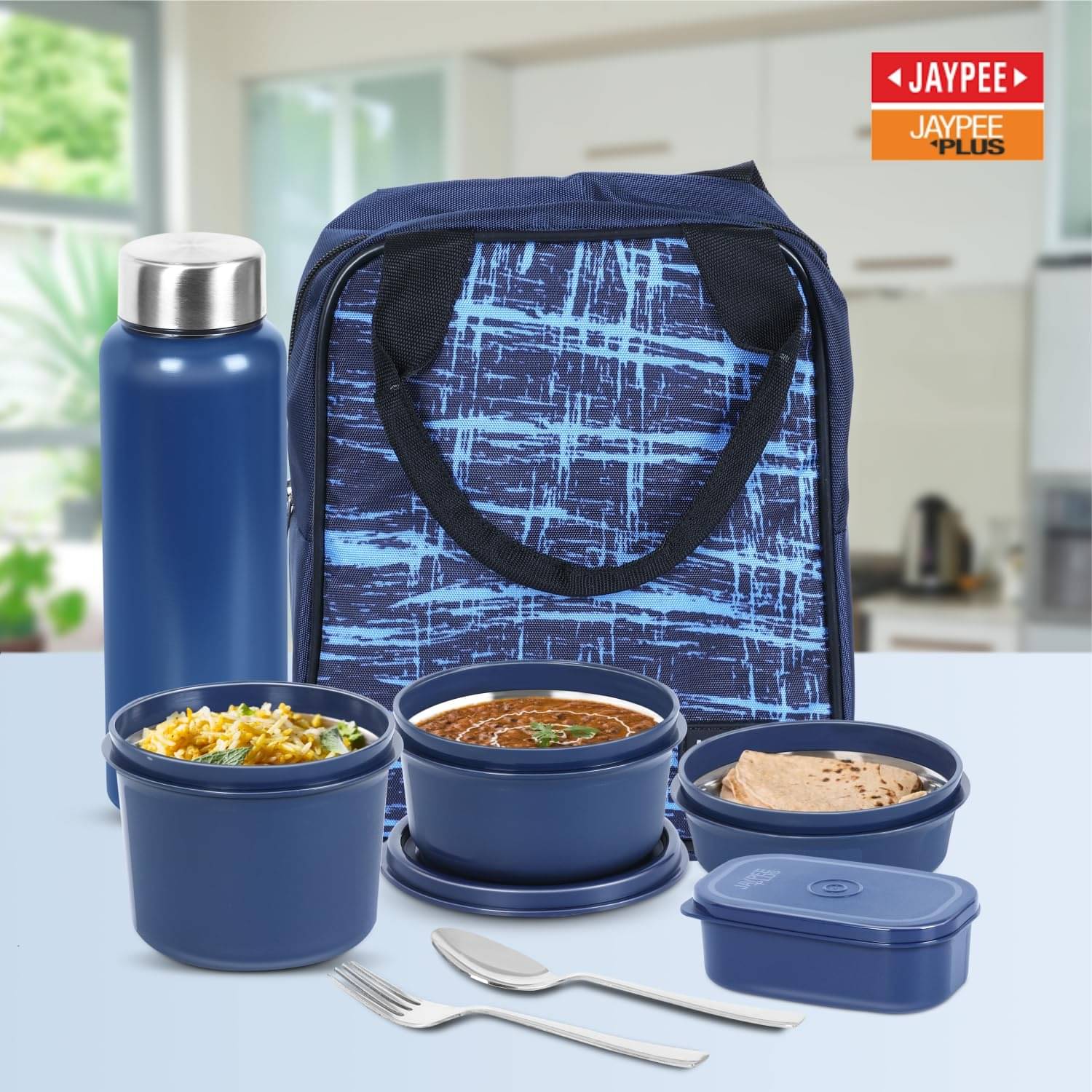 Jaypeeplus Pro Lunch Combo Polypropylene Lunch Box 4 - Container ( Pack of 1 ) Jaypeeplus Pro Lunch Combo Polypropylene Lunch Box 4 - Container ( Pack of 1 )