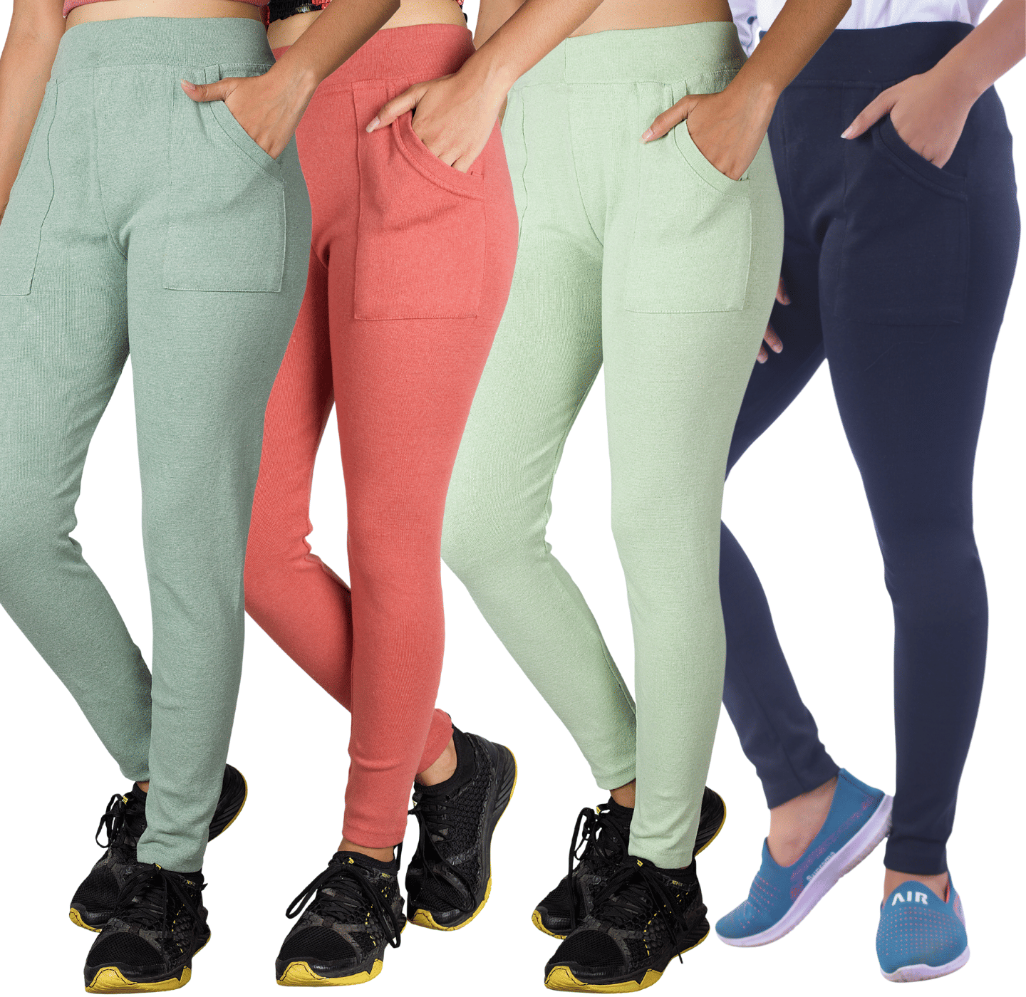     			KARARO JEGGINGS Women Cotton Blend Skinny Fit Jegging