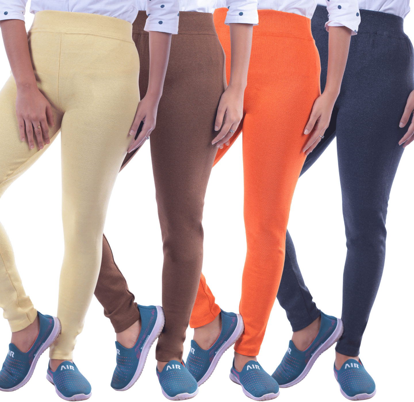     			KARARO Women Cotton Blend Skinny Fit Jegging