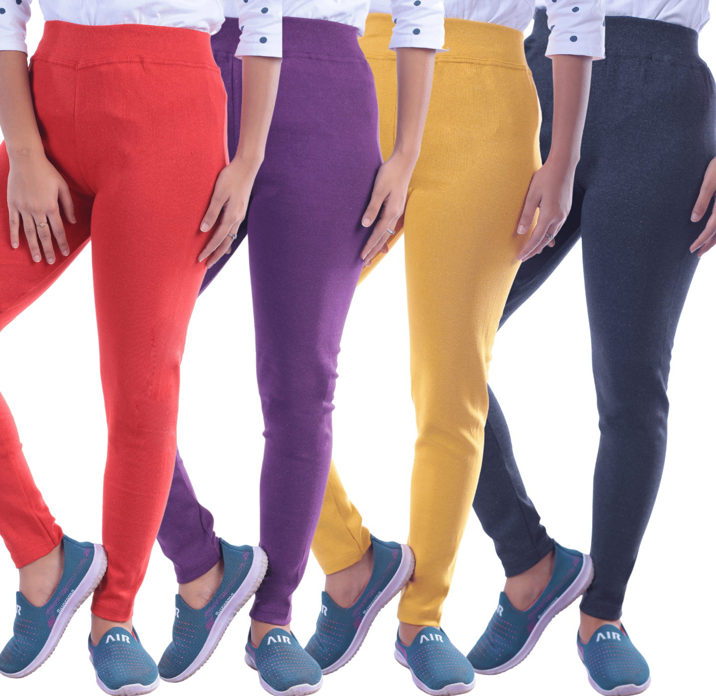     			KARARO Women Cotton Blend Skinny Fit Jegging