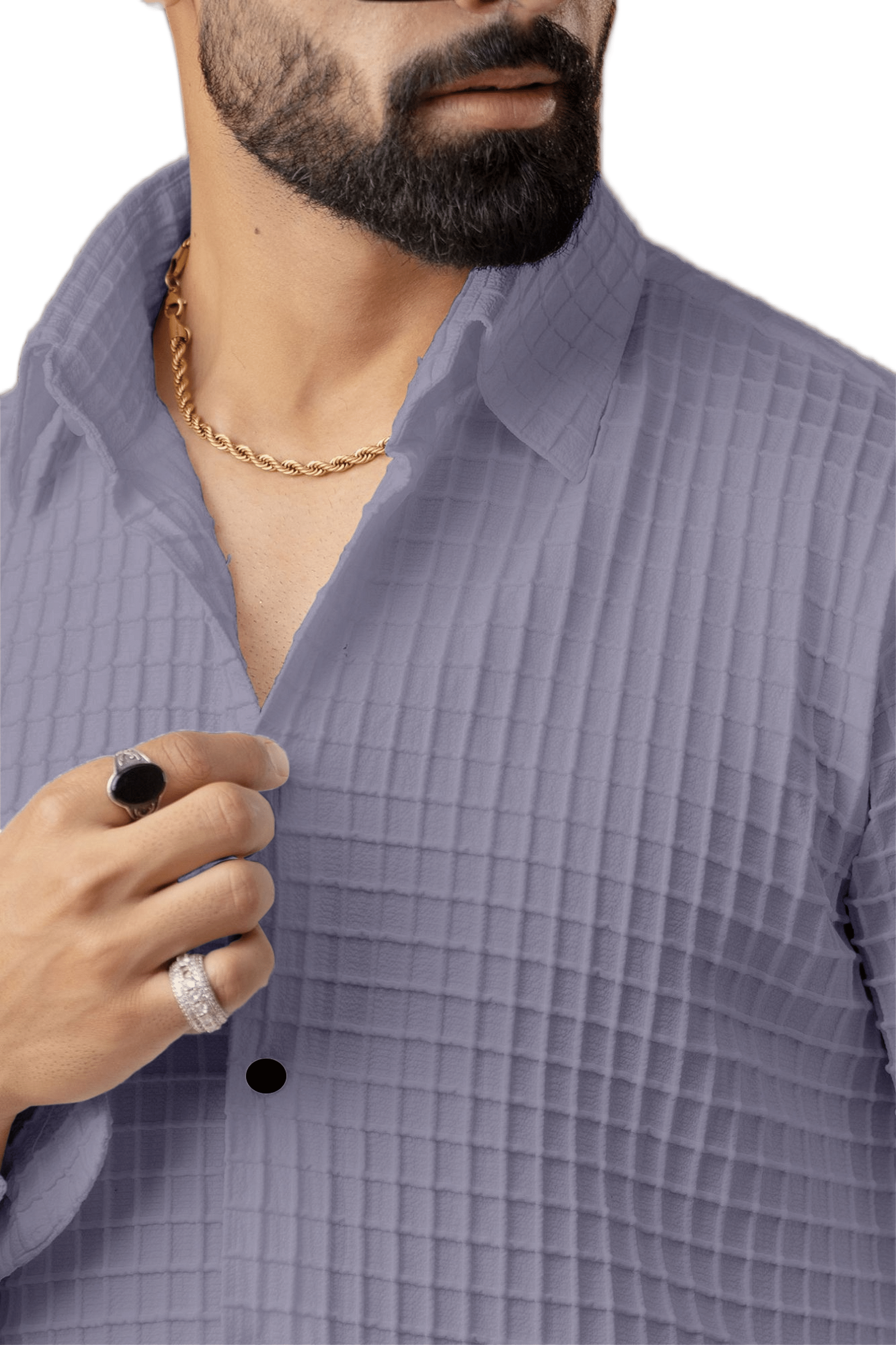 M5studio Poly Cotton Regular Fit Self Design Full Sleeves Men's Casual Shirt - Purple ( Pack of 1 ) M5studio Poly Cotton Regular Fit Self Design Full Sleeves Men's Casual Shirt - Purple ( Pack of 1 )