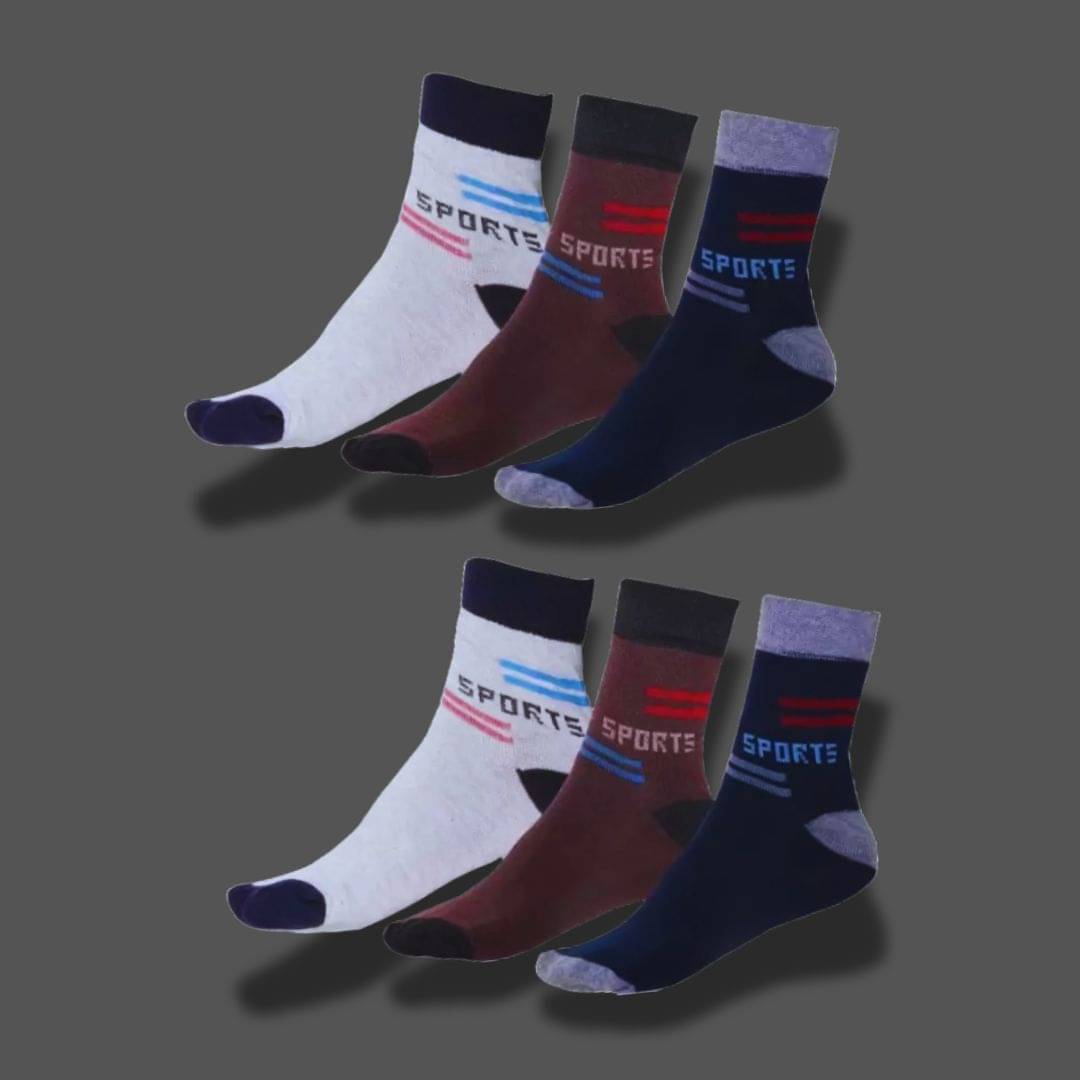 MJE Pack of 6 Men's Cotton Blend Ankle Length Socks ( Multicolor )     			MJE Pack of 6 Men's Cotton Blend Ankle Length Socks ( Multicolor )