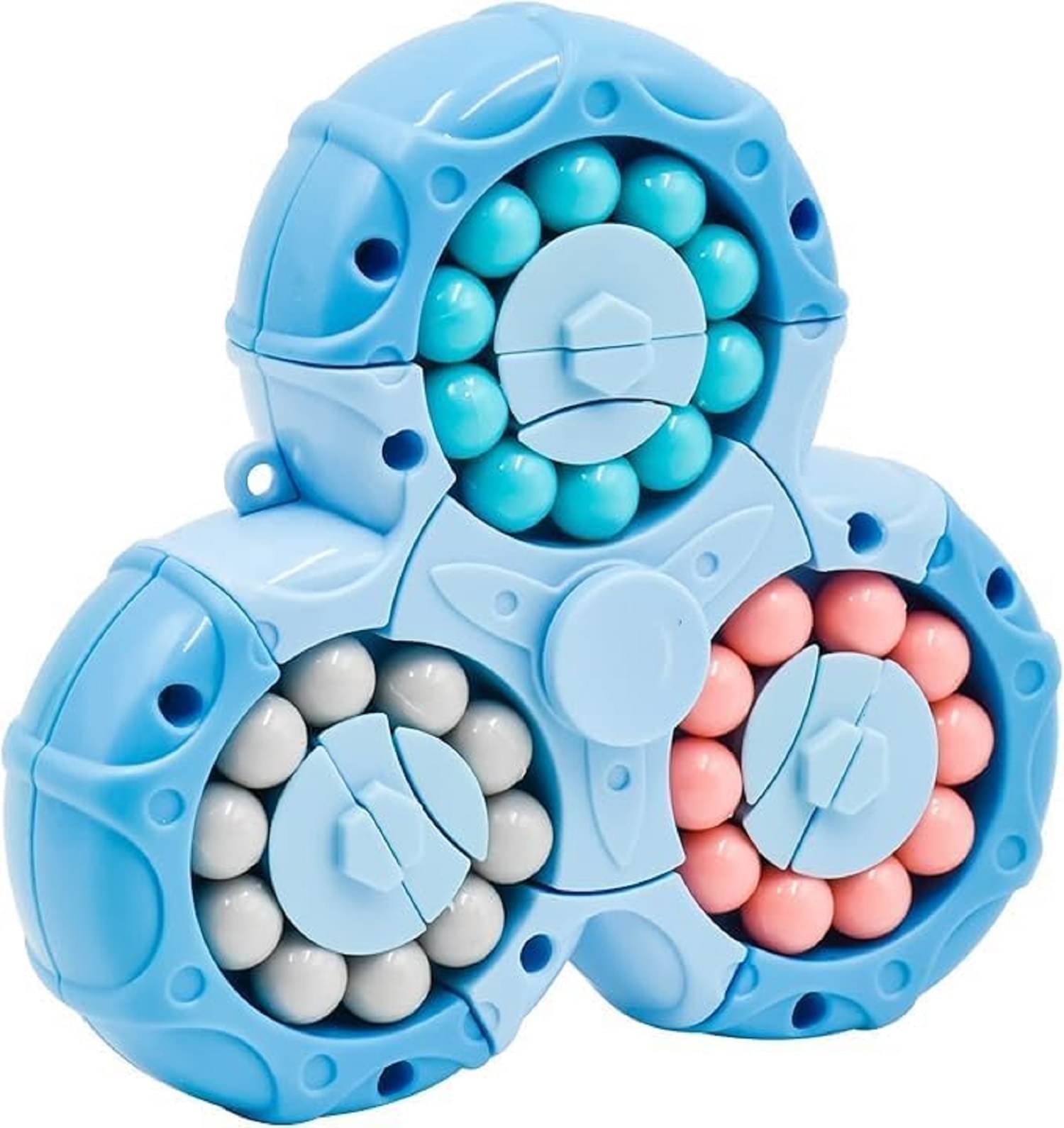     			Magic Bean Rotating Cube, Magic Bean Toys Decompression Rotating Small Beads Magic Cube, Creative Finger Cube, Puzzle Toy Fun Learning Toy, Stress Relief Fidget Toy Gift for Kids