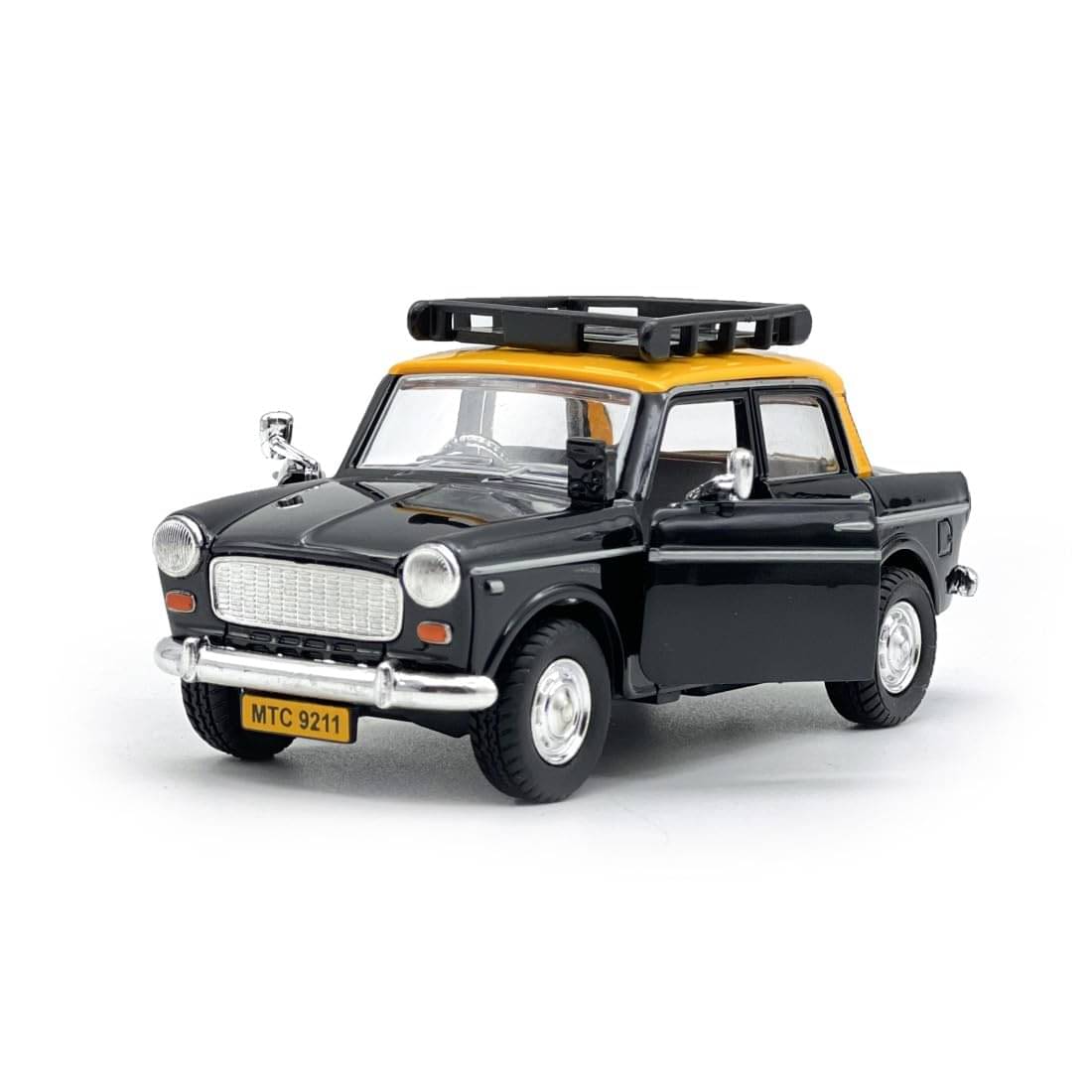     			Queen 70's Taxi Pull Back With Door Opandable Car For Kids