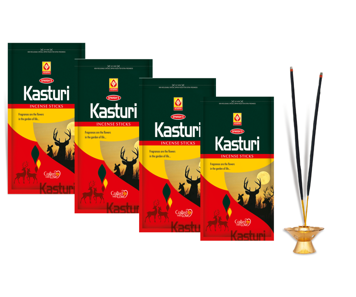 Sparsh Aromatics Incense Stick Mixed Fragrances 110 gm ( Pack of 4 ) Sparsh Aromatics Incense Stick Mixed Fragrances 110 gm ( Pack of 4 )