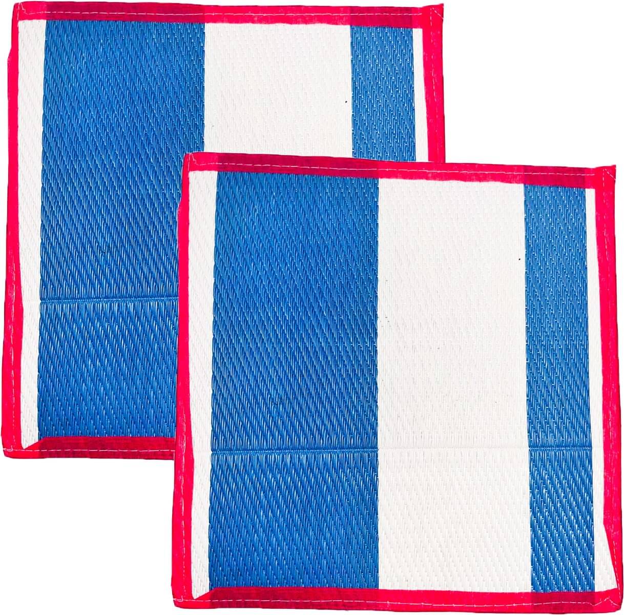 TAARAENTERPRIS Multi Set of 2 Polypropylene Prayer Mat ( 45 X 45 cm ) TAARAENTERPRIS Multi Set of 2 Polypropylene Prayer Mat ( 45 X 45 cm )