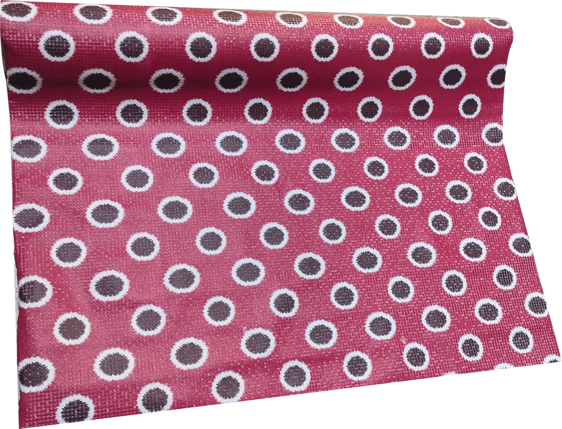     			mopak decor Polyester Abstract Fridge Mat & Cover ( 500 45 ) Pack of 1 - Red
