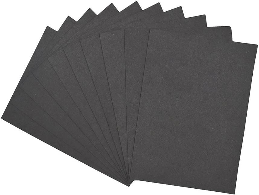     			ASIAN HOBBY CRAFTS A4 Eva Foam Sheet,set of 10 Black (2 mm :for scrapbooking, hobby crafts, project making, decorations