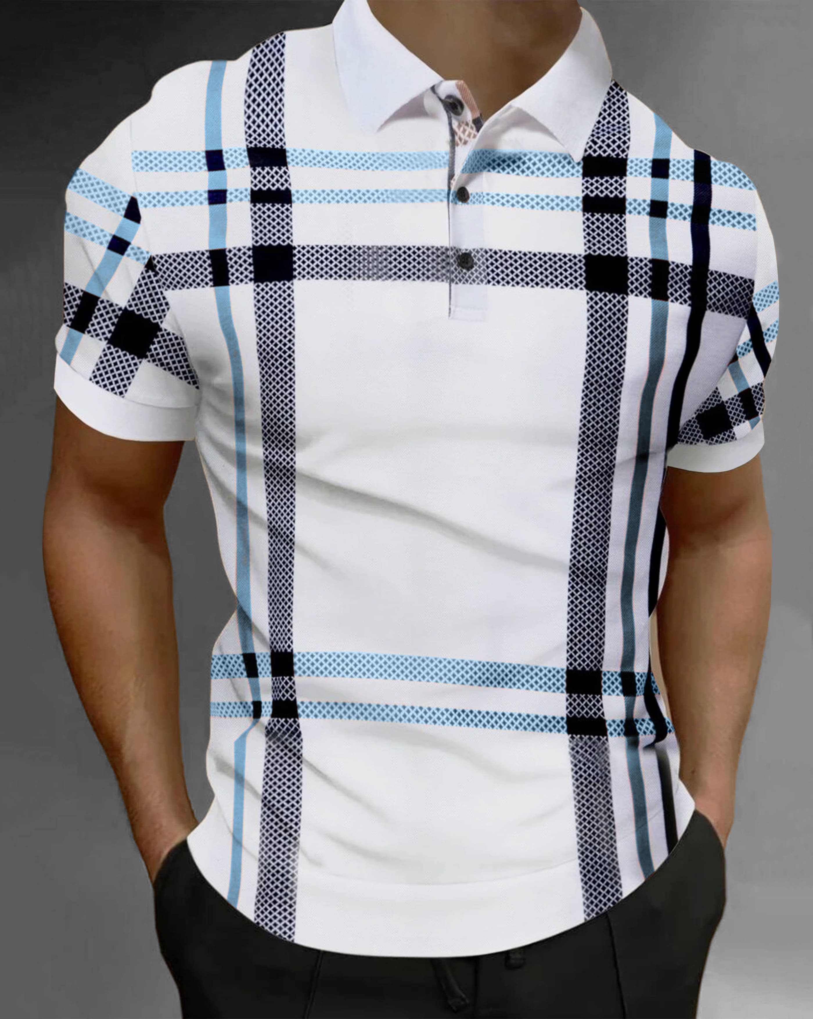 AUSK Men Cotton Blend Regular Fit Printed Polo T Shirt ( Multicolor ) AUSK Men Cotton Blend Regular Fit Printed Polo T Shirt ( Multicolor )
