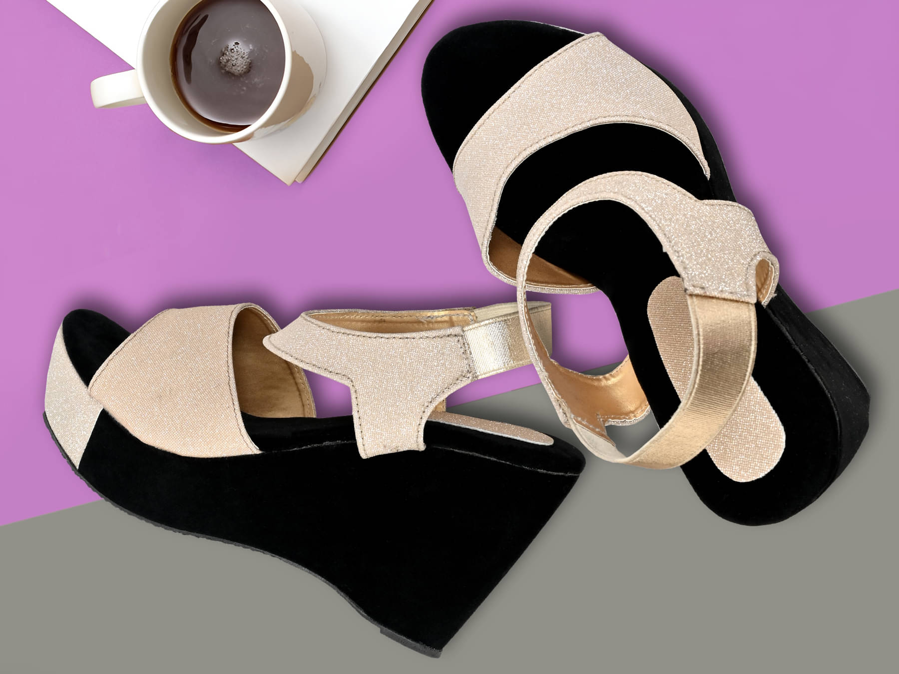     			Altek Gold Women's Sandal Heels
