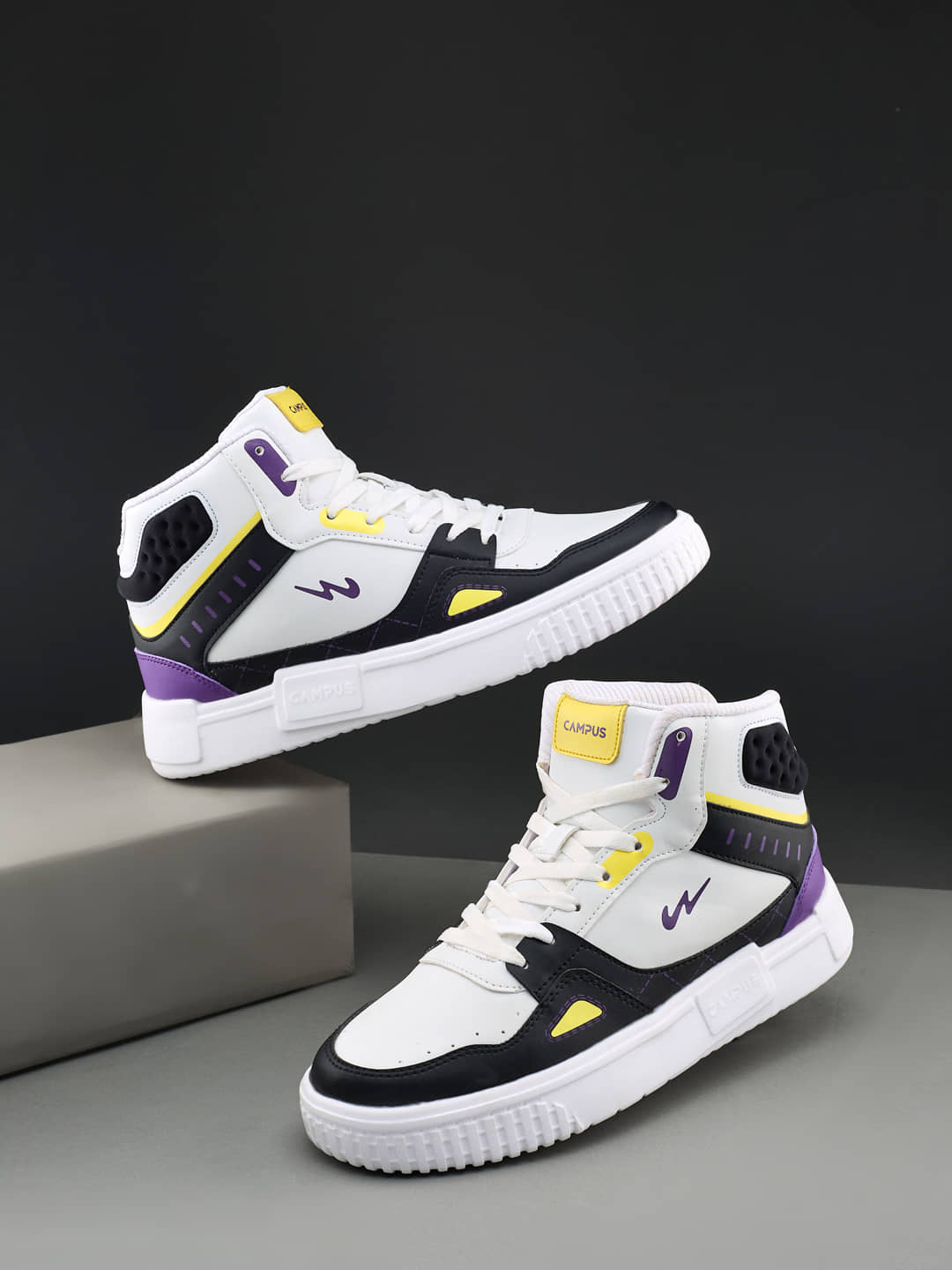 Campus OG-15 White Men's Sneakers - Casual Shoes | Buy online on ZillyBuy