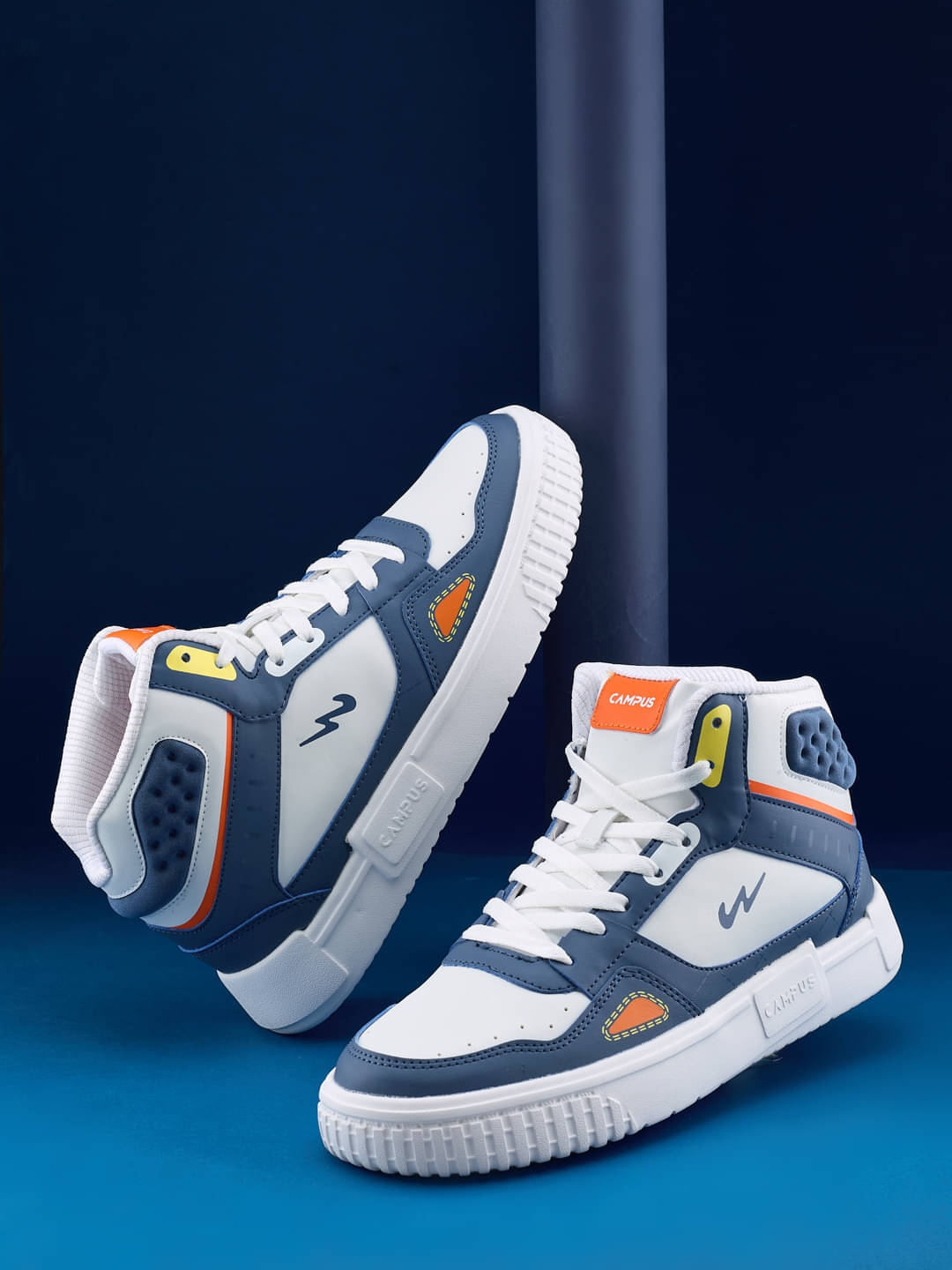     			Campus OG-15 White Men's Sneakers