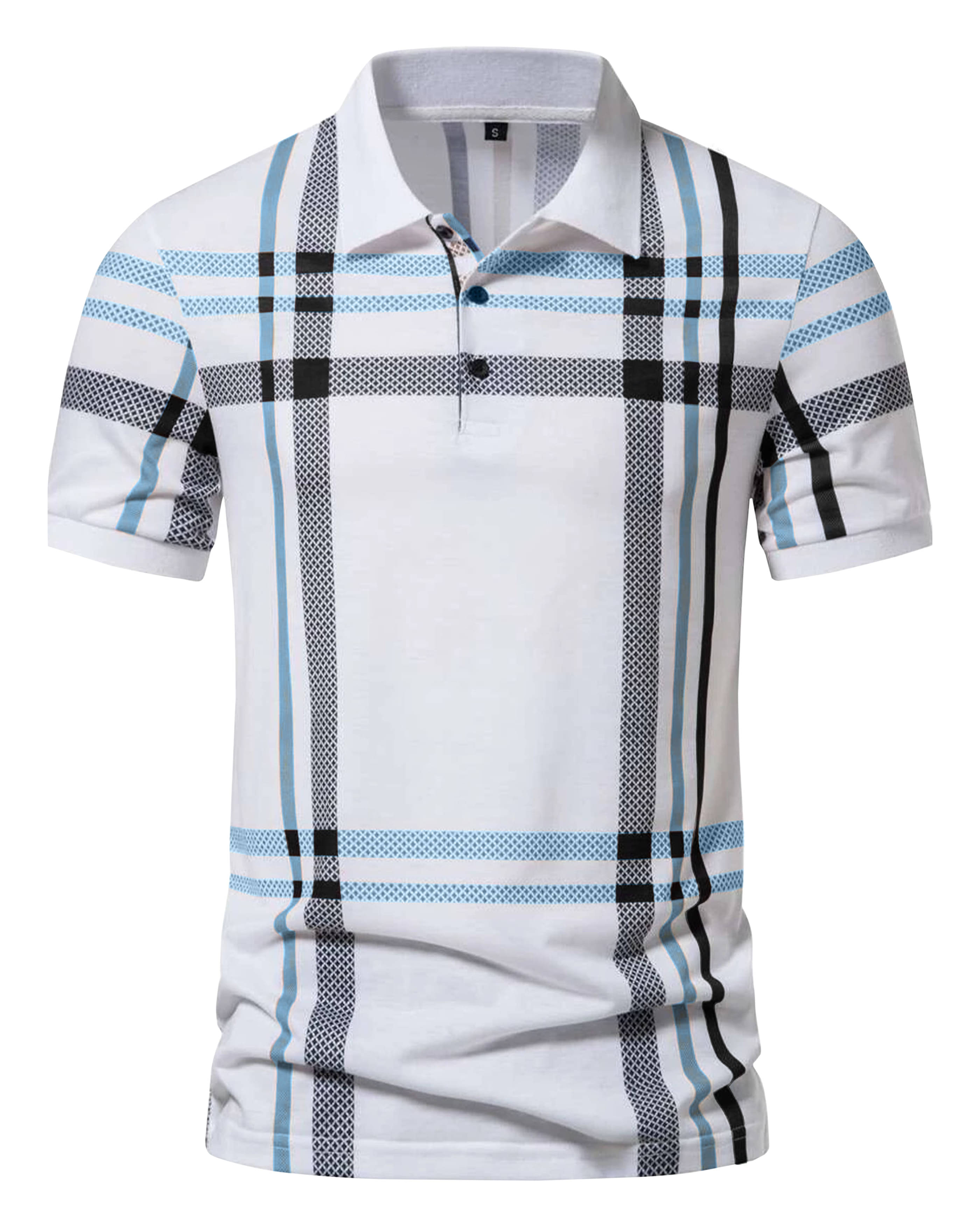 ENITOR Men Cotton Blend Regular Fit Printed Polo T Shirt ( Multicolor ) ENITOR Men Cotton Blend Regular Fit Printed Polo T Shirt ( Multicolor )