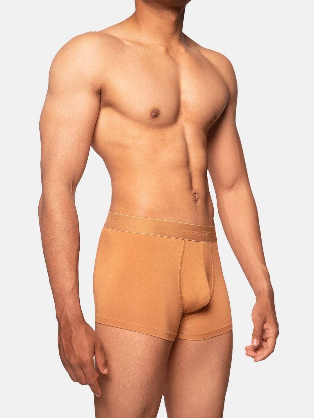     			EROBOLD Pack of 1 Modal Trunks For Men's ( Brown )