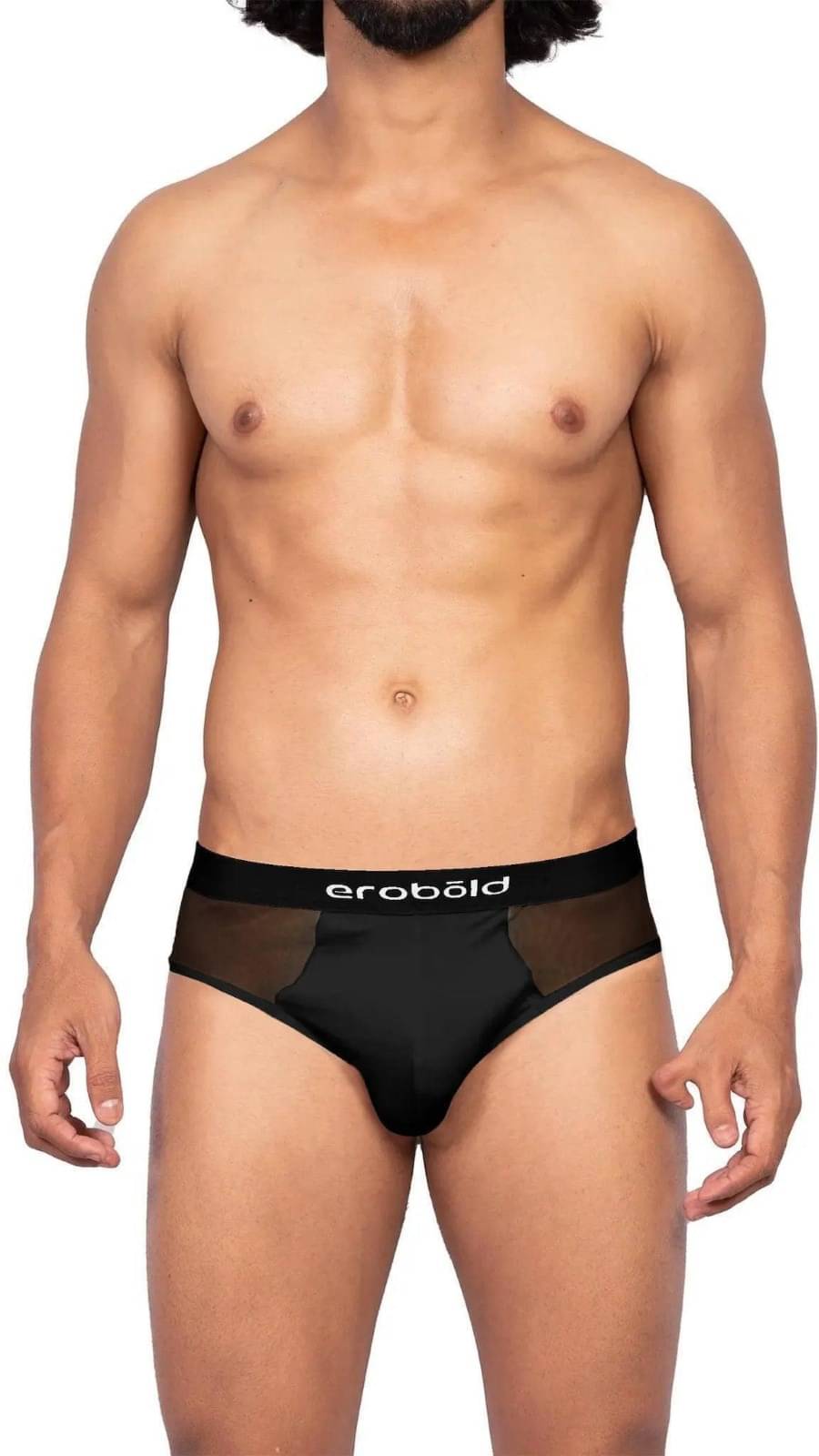     			EROBOLD Pack of 1 Modal Briefs For Men's ( Black )