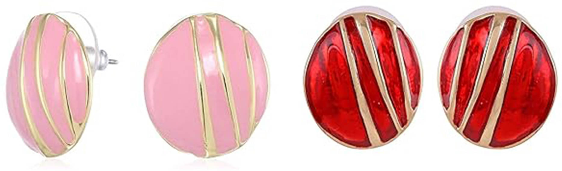     			Estele Golden Stud Earrings ( Pack of 1 )
