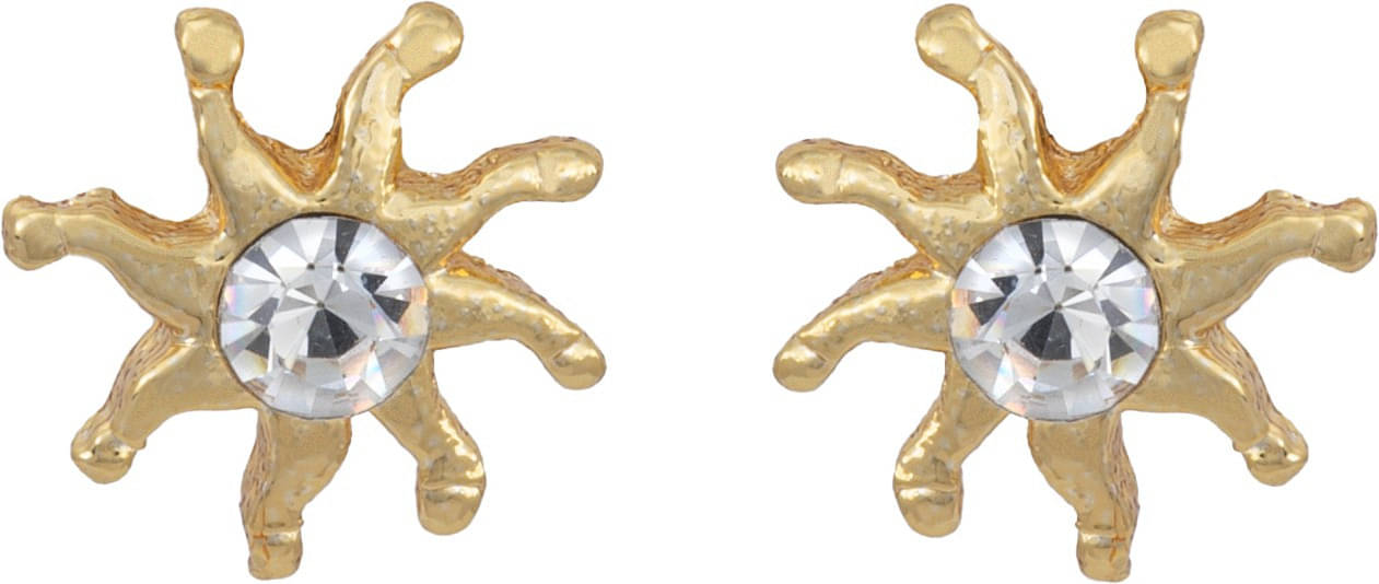     			Estele White Stud Earrings ( Pack of 1 )