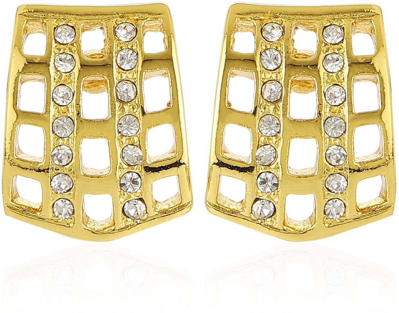     			Estele White Stud Earrings ( Pack of 1 )