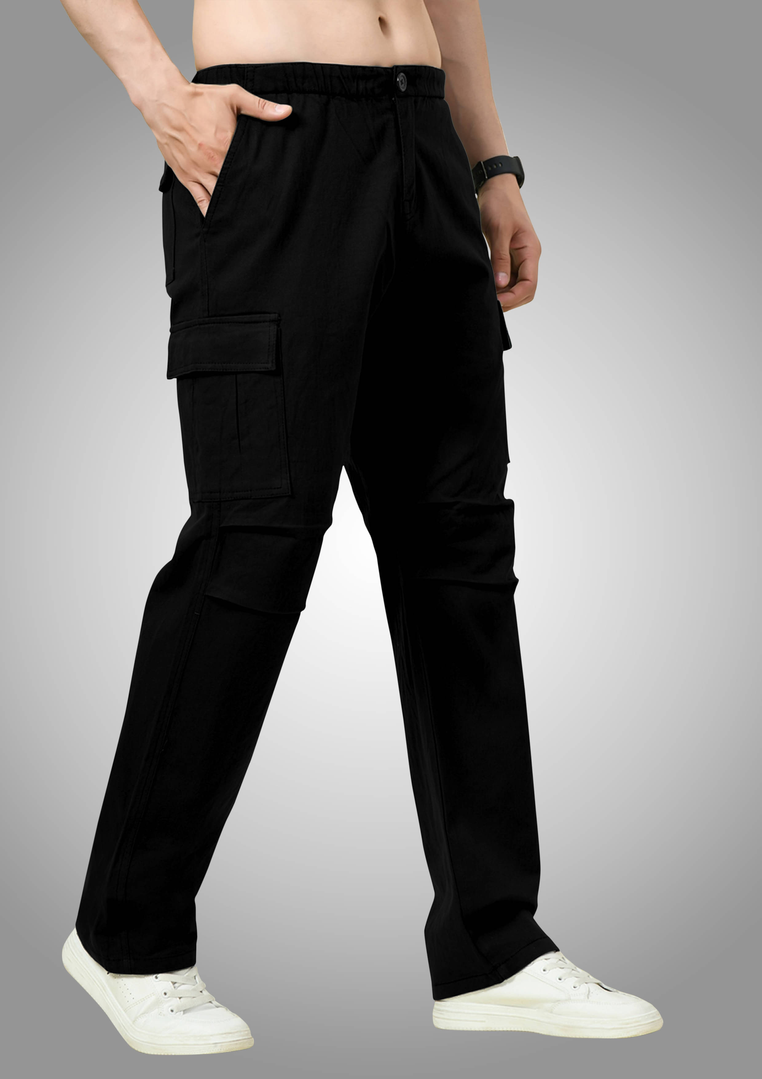     			FTX Regular Fit Basic Men's Jeans - Black ( Pack of 1 )