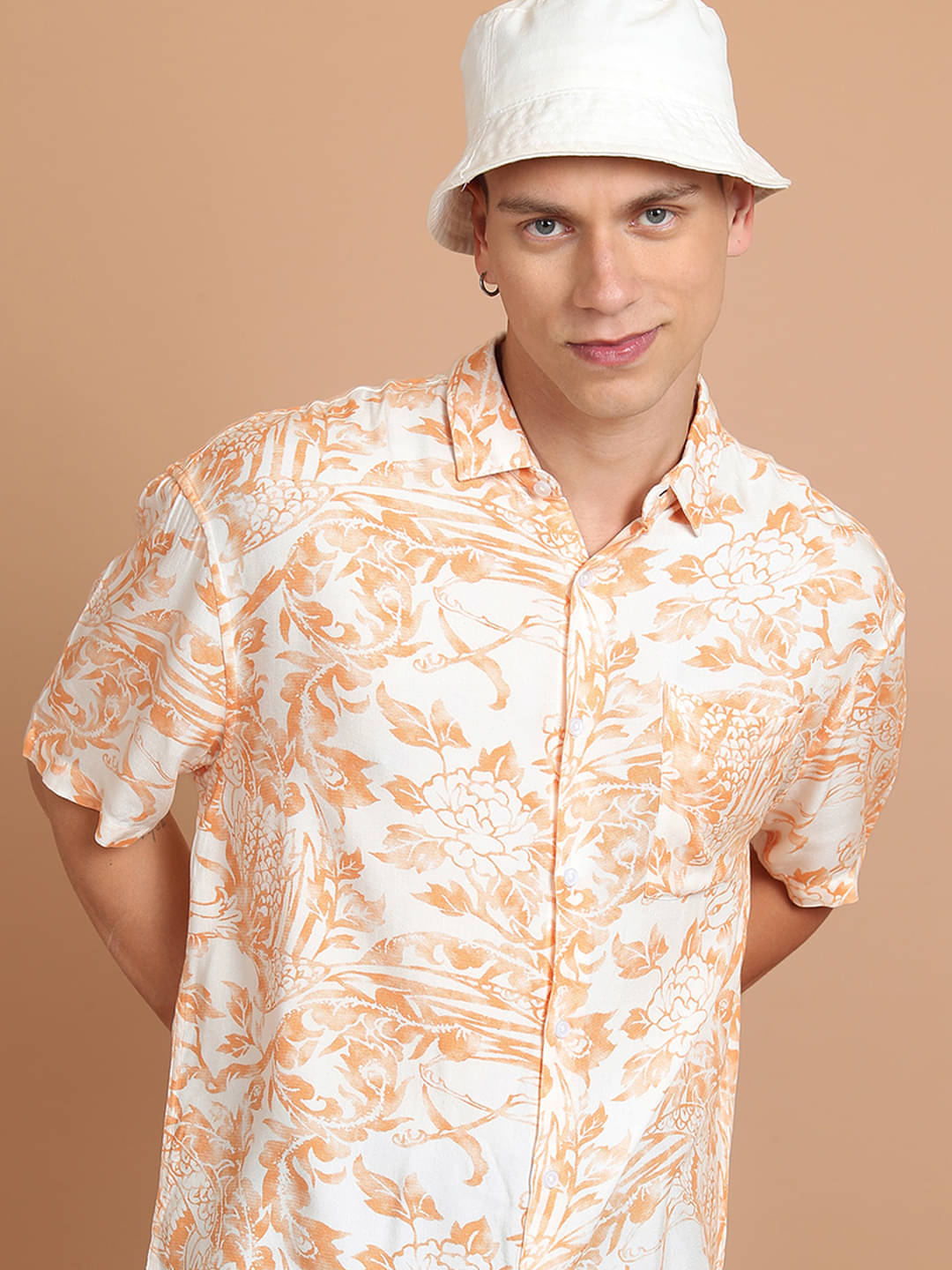 Highlander Viscose Slim Fit Printed Half Sleeves Men's Casual Shirt - Multicolor ( Pack of 1 ) Highlander Viscose Slim Fit Printed Half Sleeves Men's Casual Shirt - Multicolor ( Pack of 1 )
