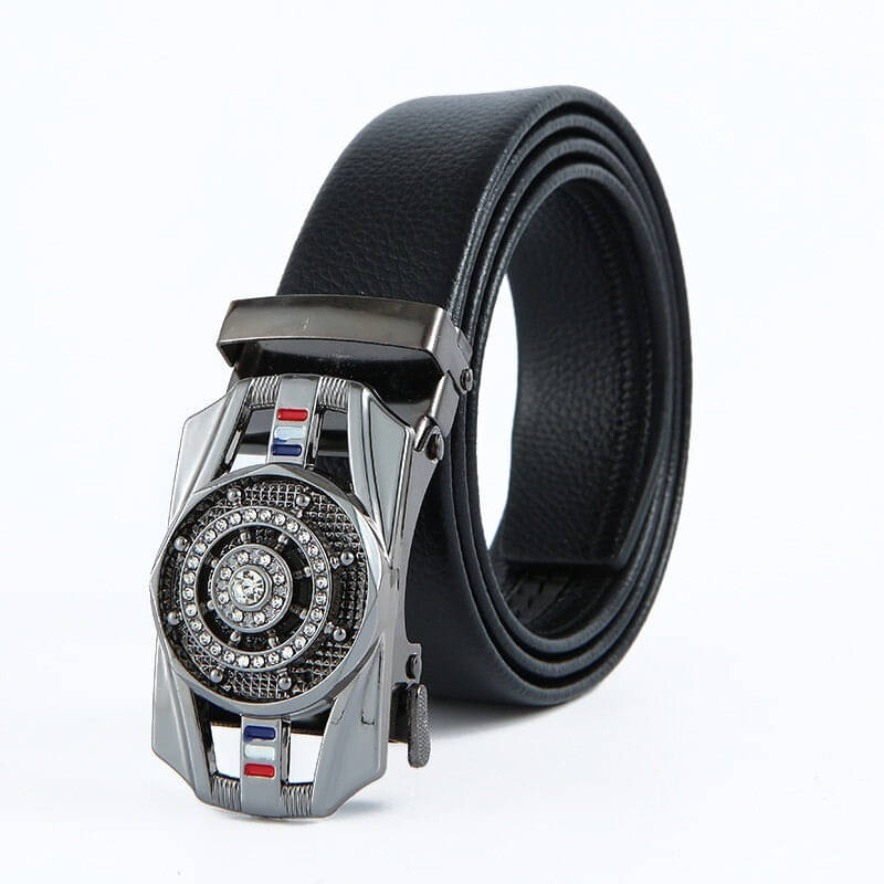 JDL - Black Synthetic Men's Casual Belt ( Pack of 1 )     			JDL - Black Synthetic Men's Casual Belt ( Pack of 1 )