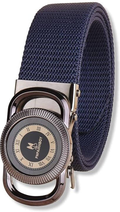 JDL - Blue Nylon Men's Casual Belt ( Pack of 1 ) JDL - Blue Nylon Men's Casual Belt ( Pack of 1 )