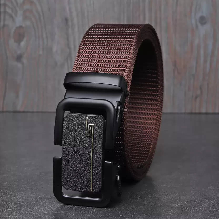     			JDL - Brown Nylon Men's Casual Belt ( Pack of 1 )