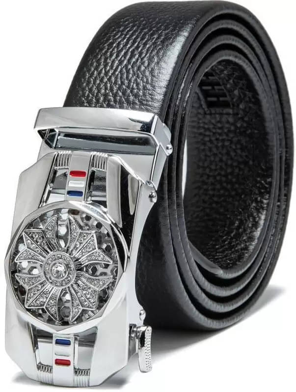 JDL - Silver PU Men's Casual Belt ( Pack of 1 ) JDL - Silver PU Men's Casual Belt ( Pack of 1 )