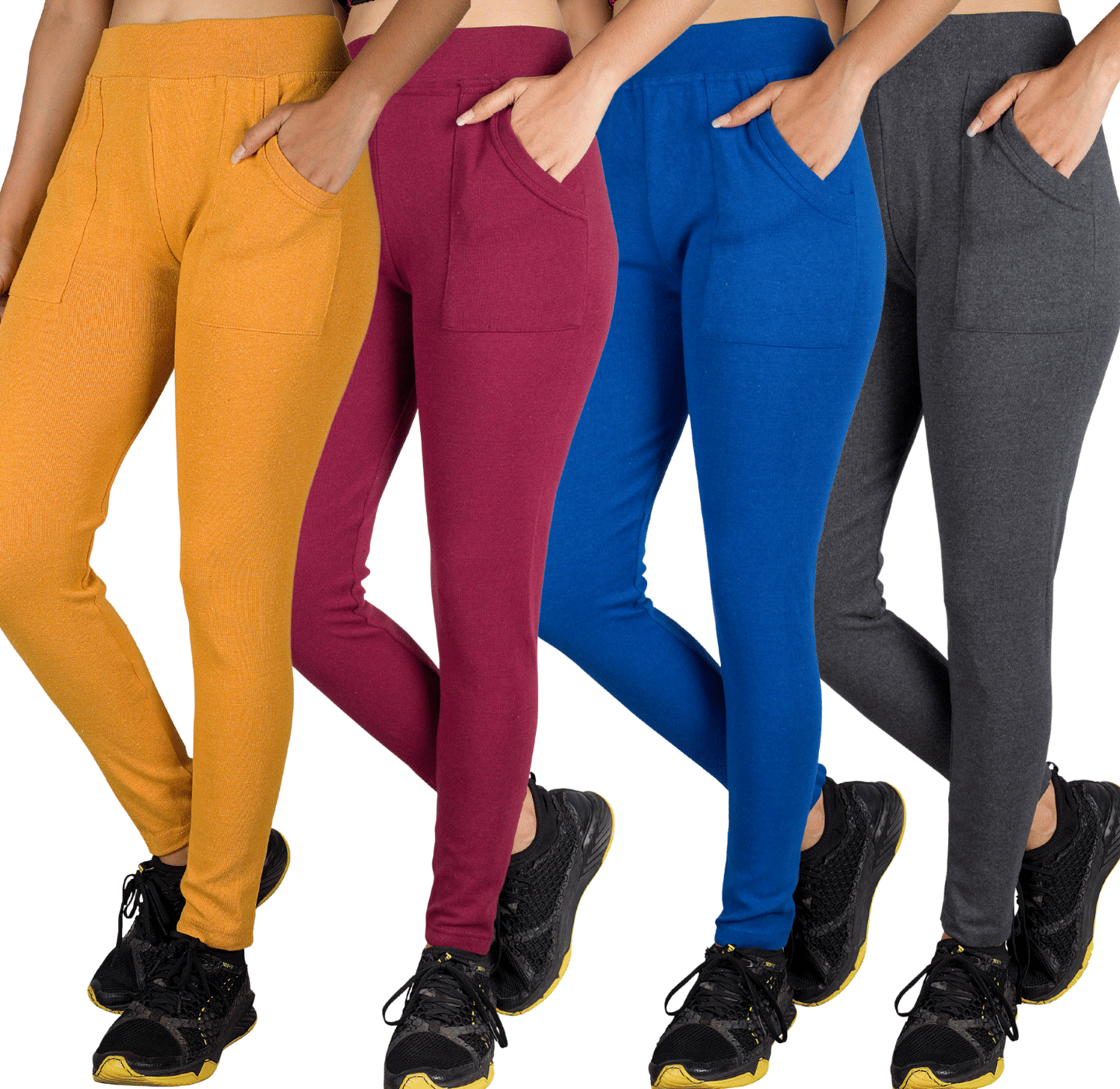     			KARARO JEGGINGS Women Cotton Blend Skinny Fit Jegging