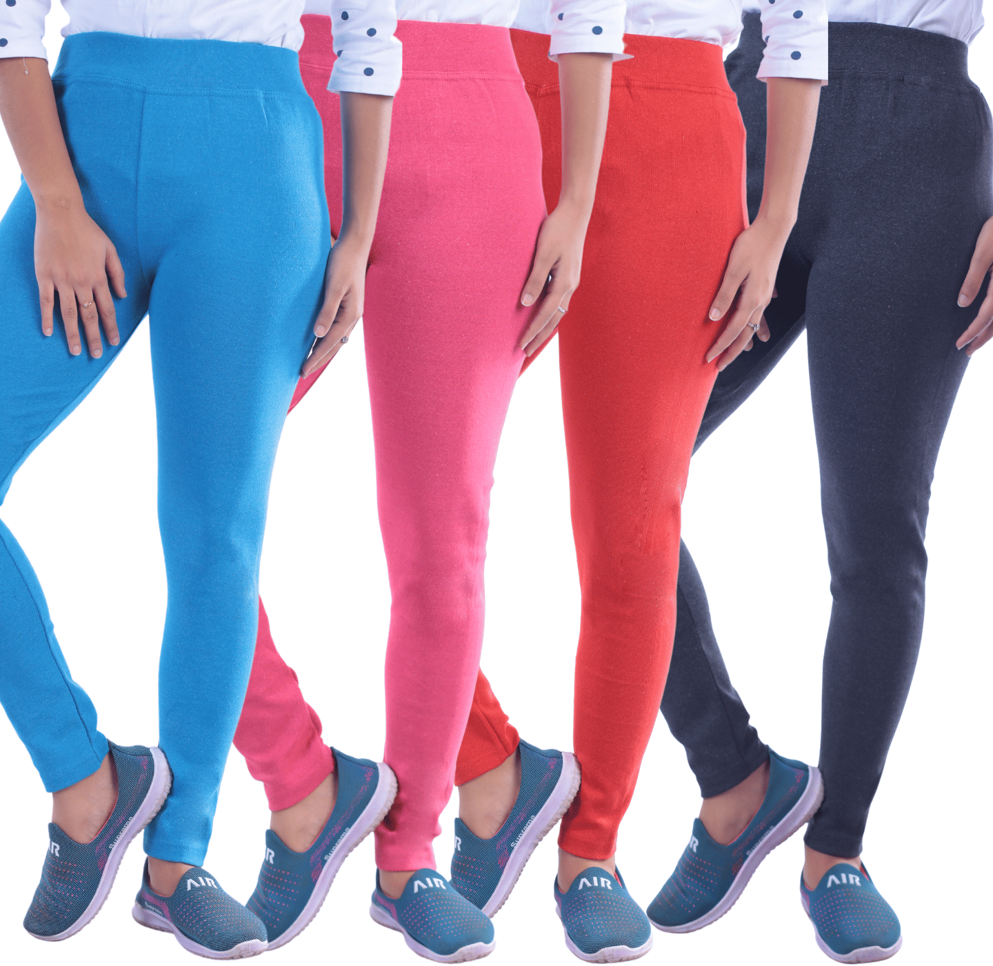     			KARARO Women Cotton Blend Skinny Fit Jegging