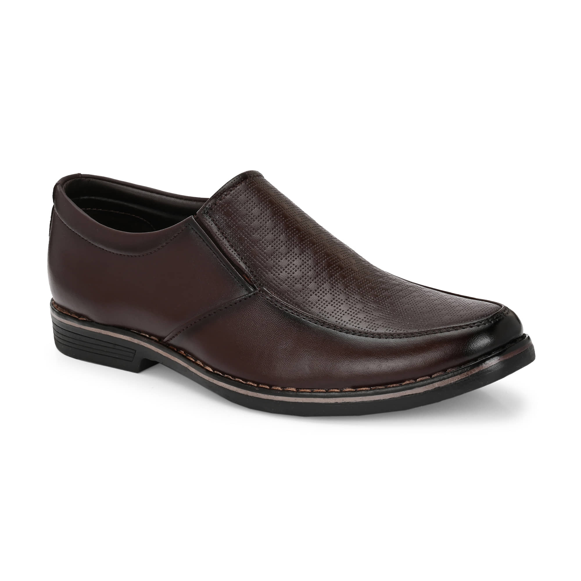 Leeport Brown Men's Slip On Formal Shoes - Formal Shoes | Buy online on ZillyBuy