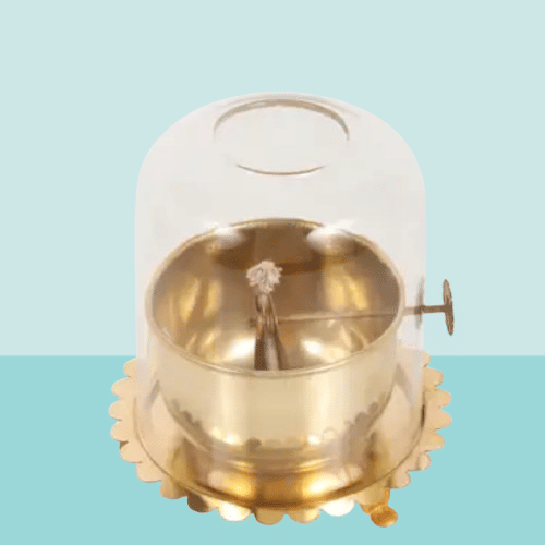     			NAVYAKSH Brass Akhand Diya - Pack of 1