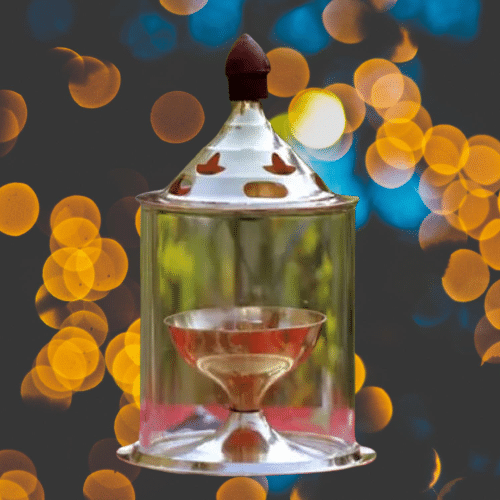     			NAVYAKSH Brass Akhand Diya - Pack of 1