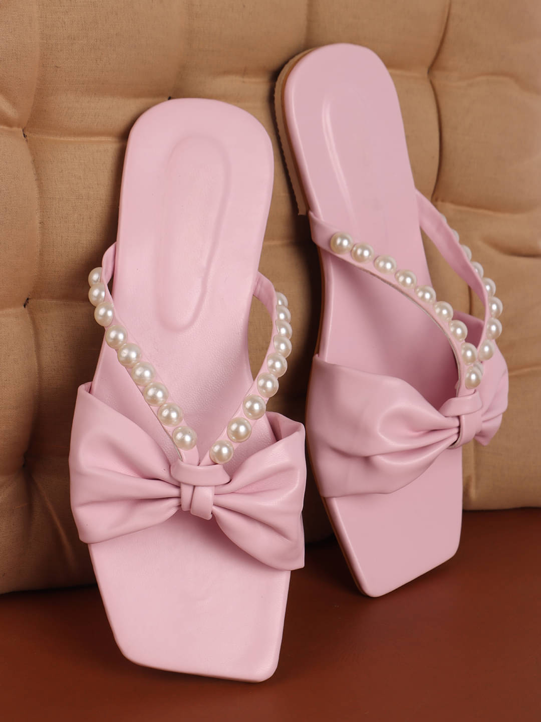 Sneakersvilla Peach Women's Flats     			Sneakersvilla Peach Women's Flats