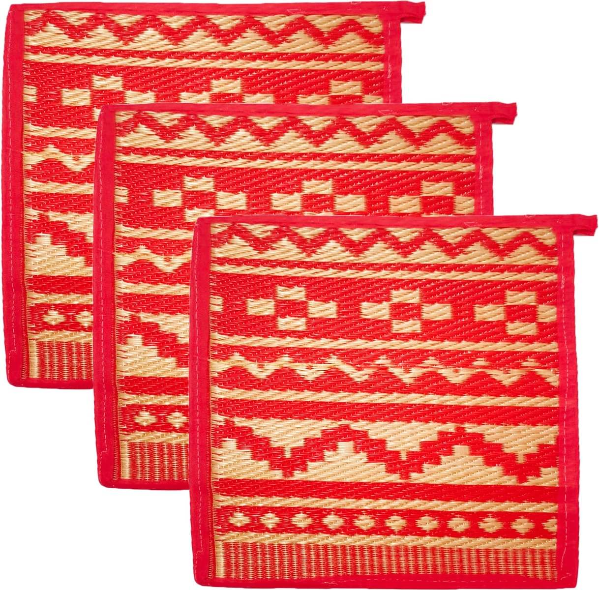     			TAARAENTERPRIS Multi Plastic Floor Mat ( Pack of 3 )