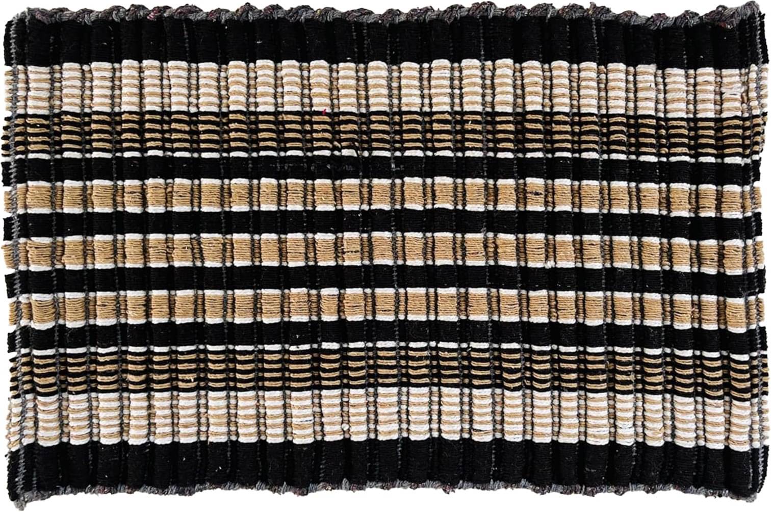 TAARAENTERPRIS Set of 1 Regular Cotton Door Mat ( 60 X 40 cm ) Multi TAARAENTERPRIS Set of 1 Regular Cotton Door Mat ( 60 X 40 cm ) Multi