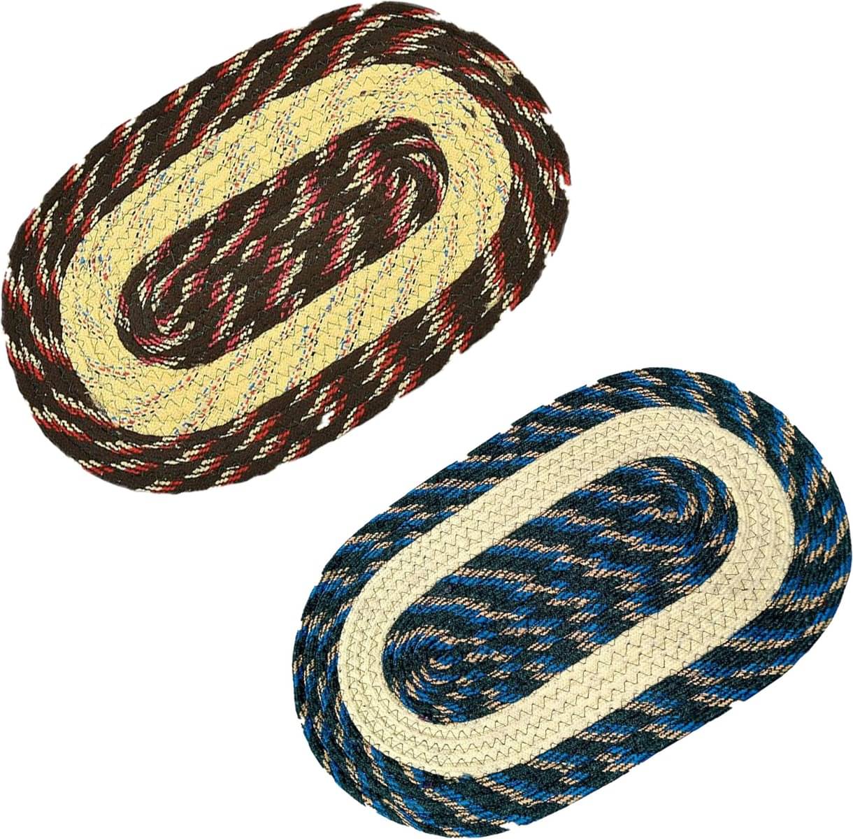     			TAARAENTERPRIS Set of 3 Regular Cotton Door Mat ( 60 X 40 cm ) Multi